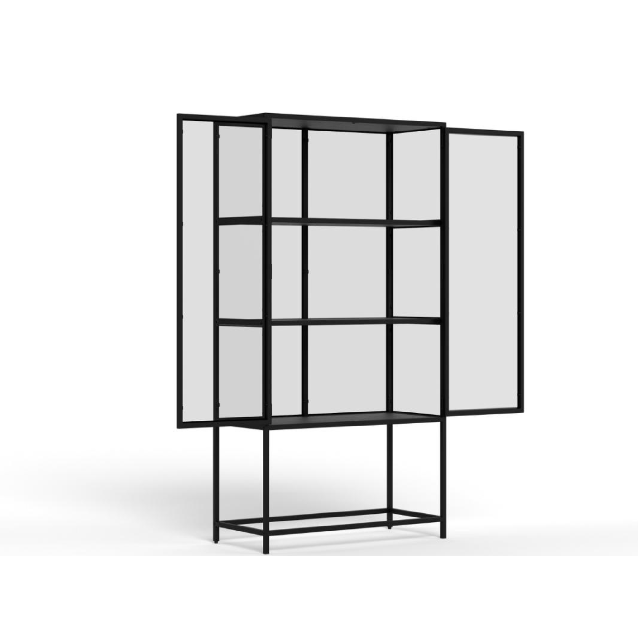 Hjem Design Sevron Display Cabinet