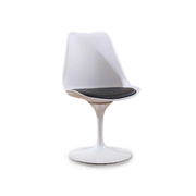 MODE Eero Saarinen Tulip Chair Replica, White & Black
