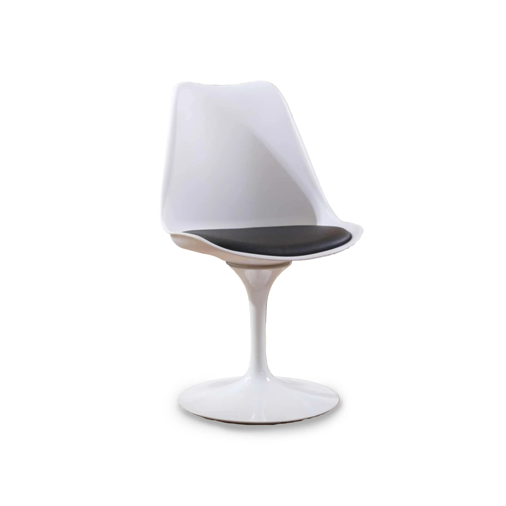 MODE Eero Saarinen Tulip Chair Replica, White & Black