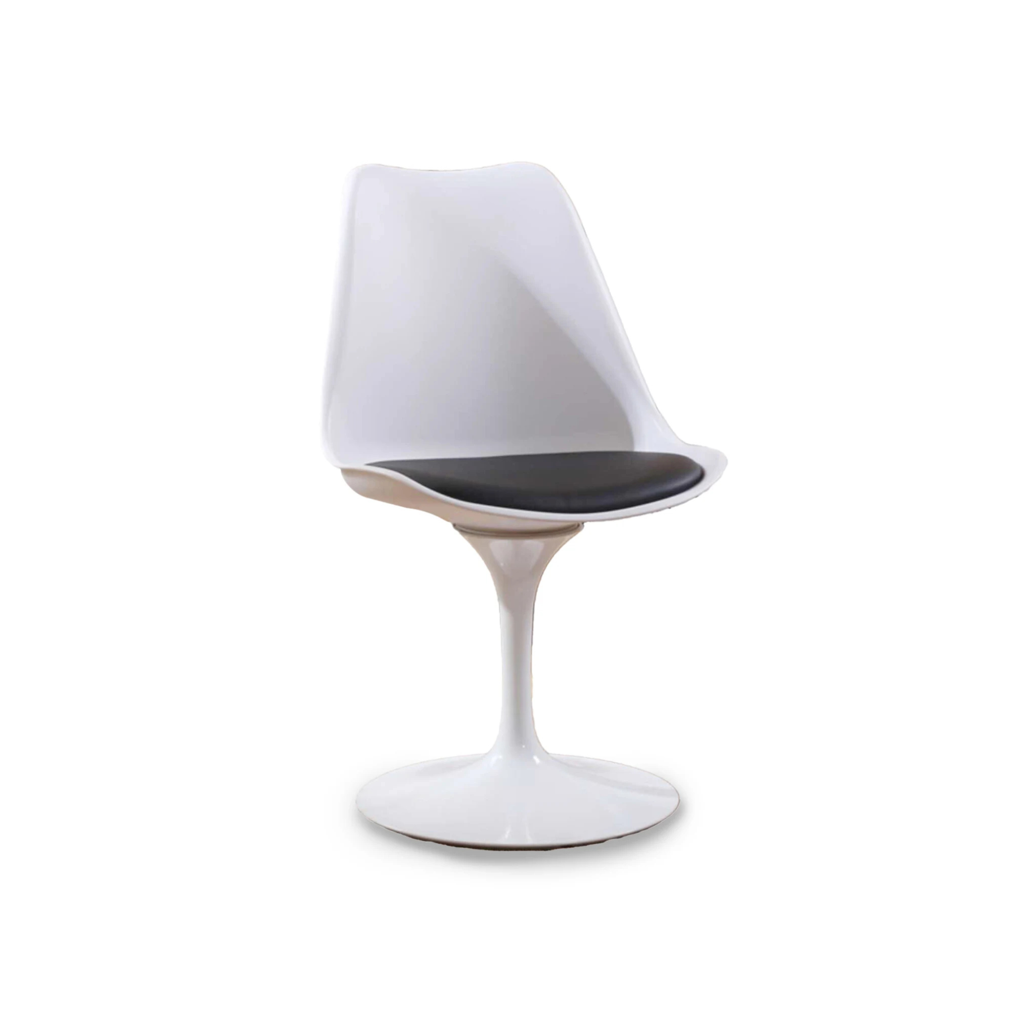 MODE Eero Saarinen Tulip Chair Replica, White & Black
