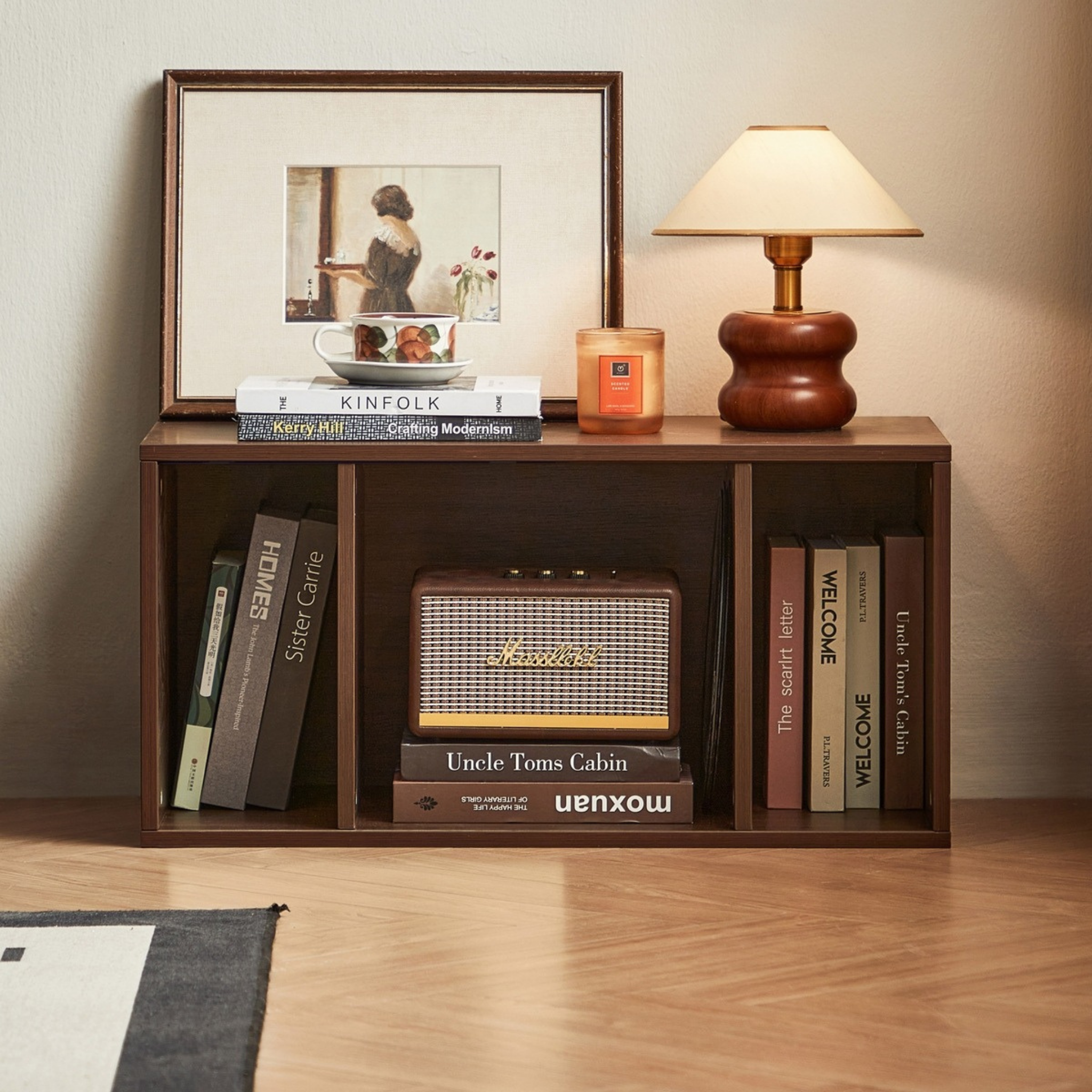 Linspire Forma Shelf Module, Dark Wood