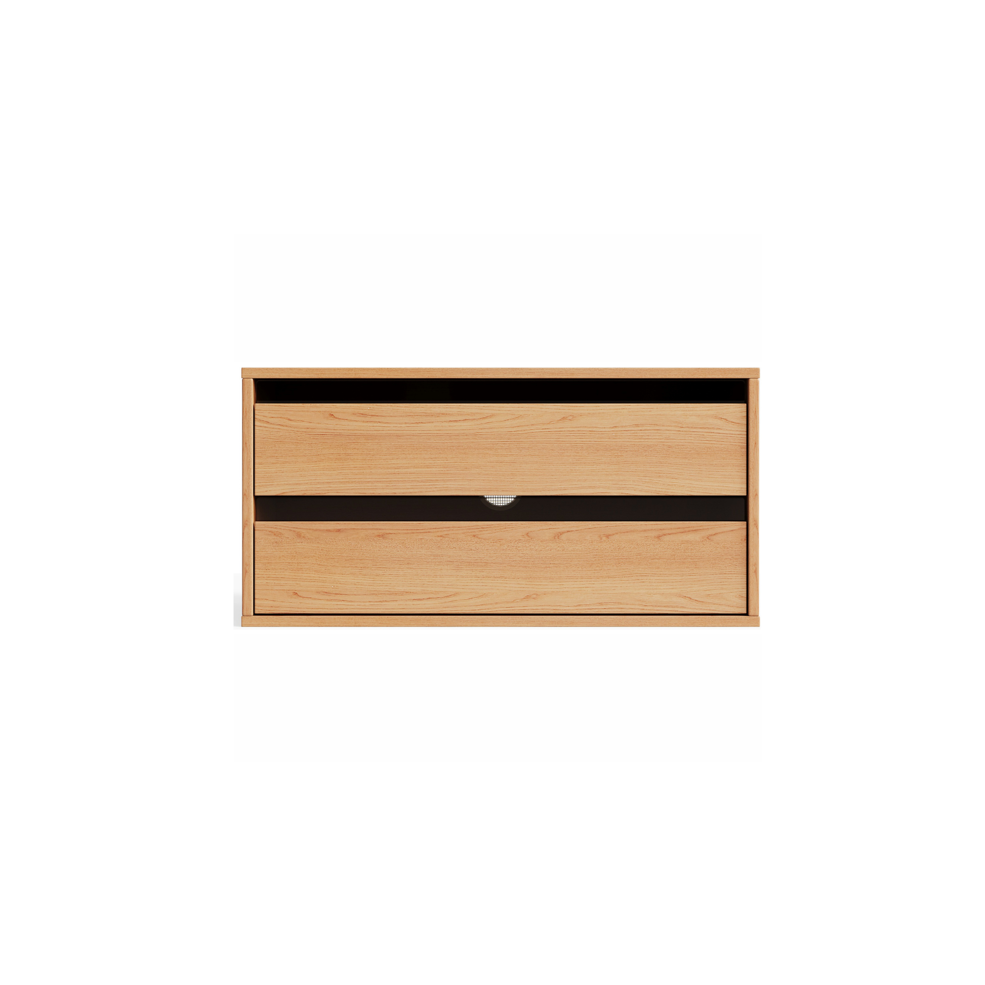 Linspire Forma 2 Drawers Module, Natural Wood