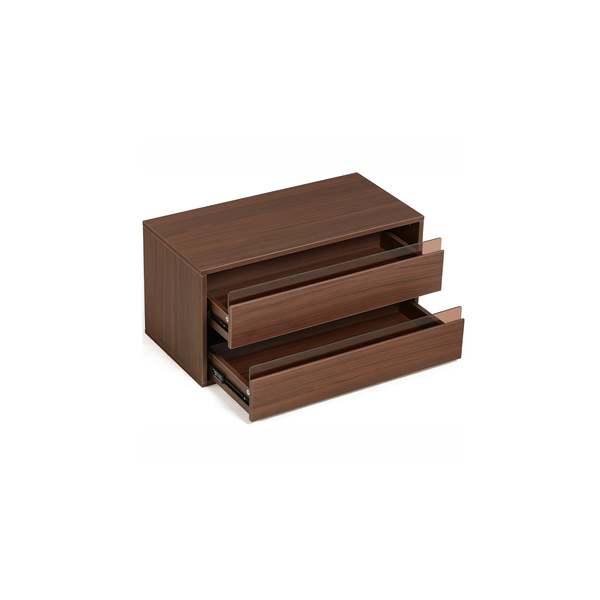 Linspire Forma 2 Drawers Module, Dark Wood