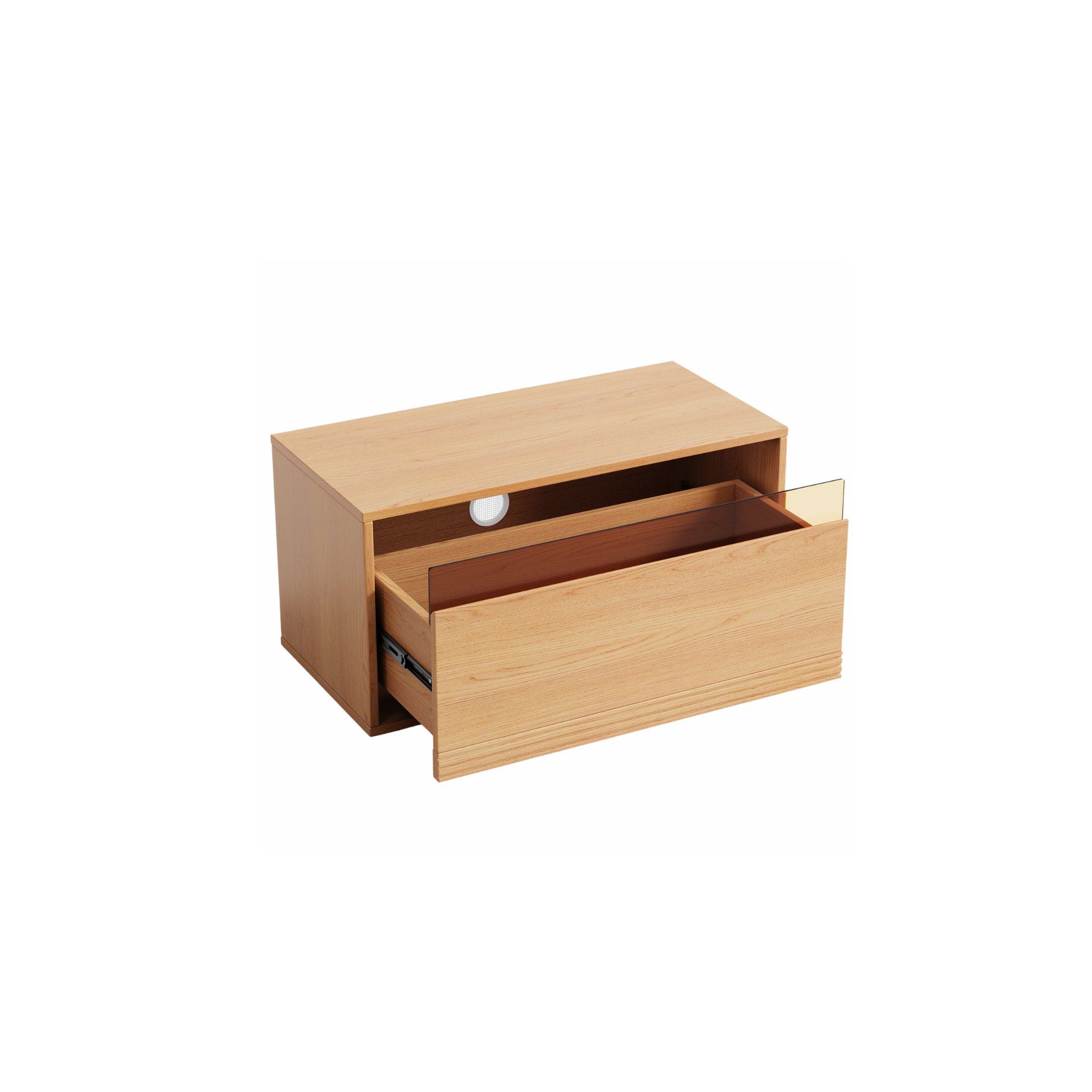 Linspire Forma 1 Drawer Module, Natural Wood