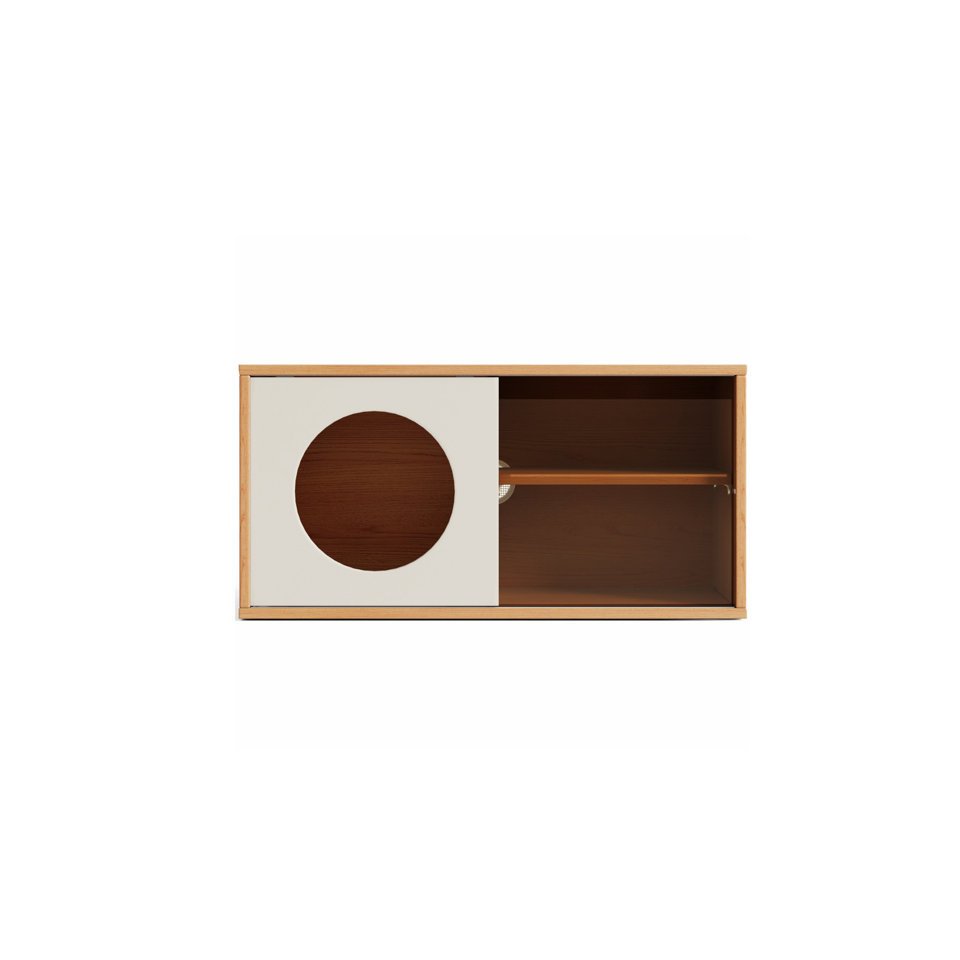 Linspire Forma Sliding Door Module, Natural Wood