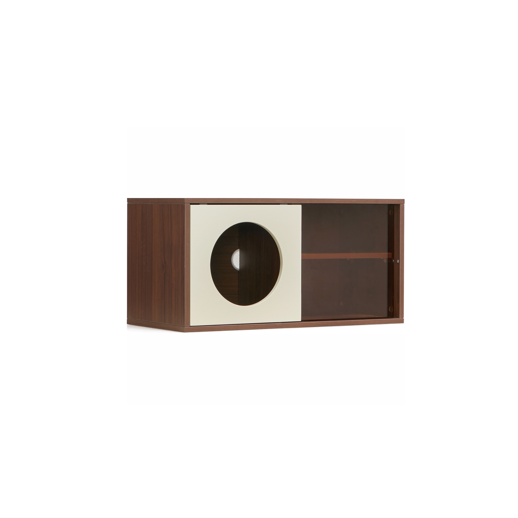 Linspire Forma Sliding Door Module, Dark Wood