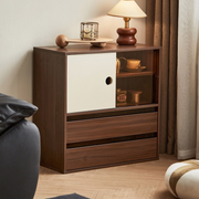 Linspire Forma Display Cabinet, Dark Wood