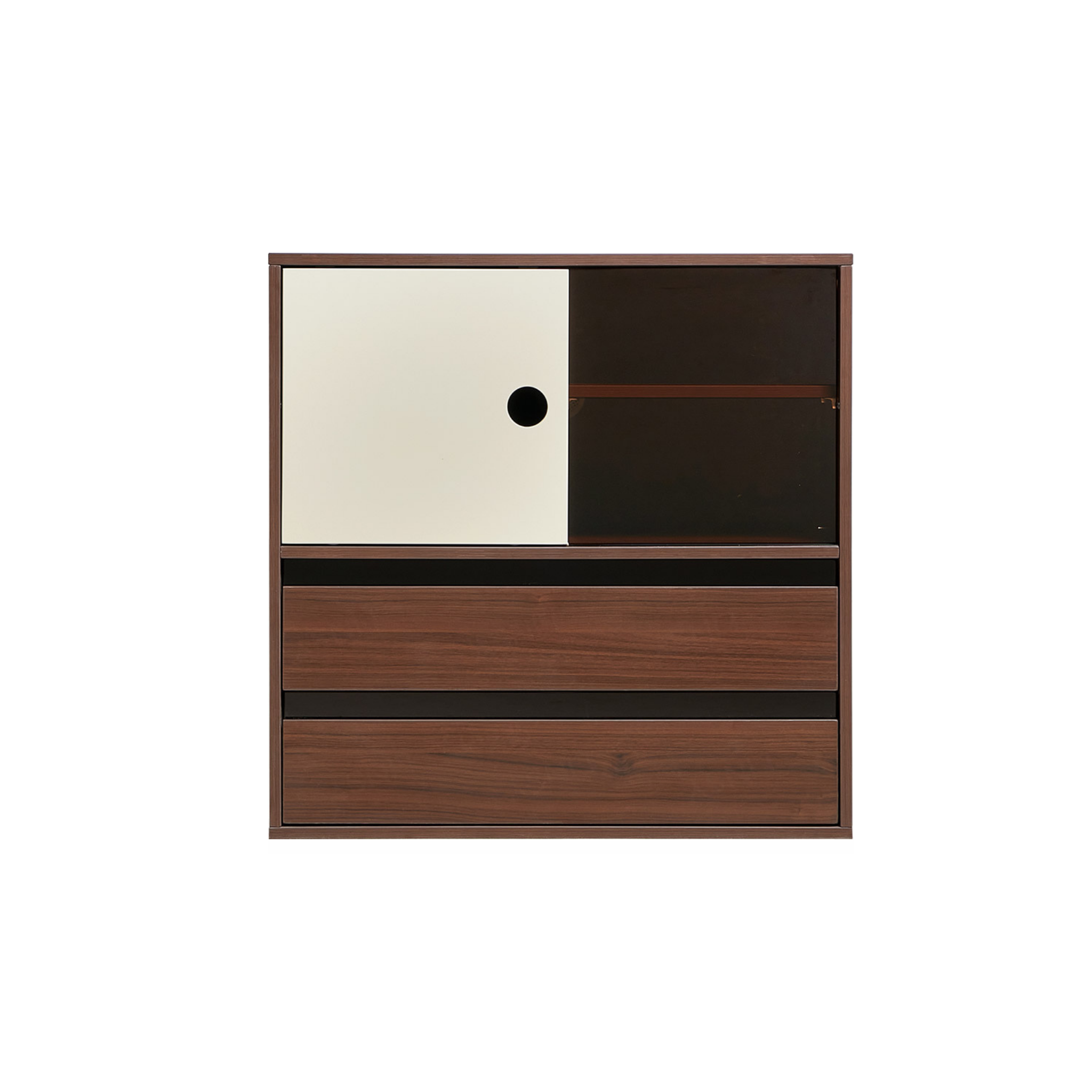 Linspire Forma Display Cabinet, Dark Wood