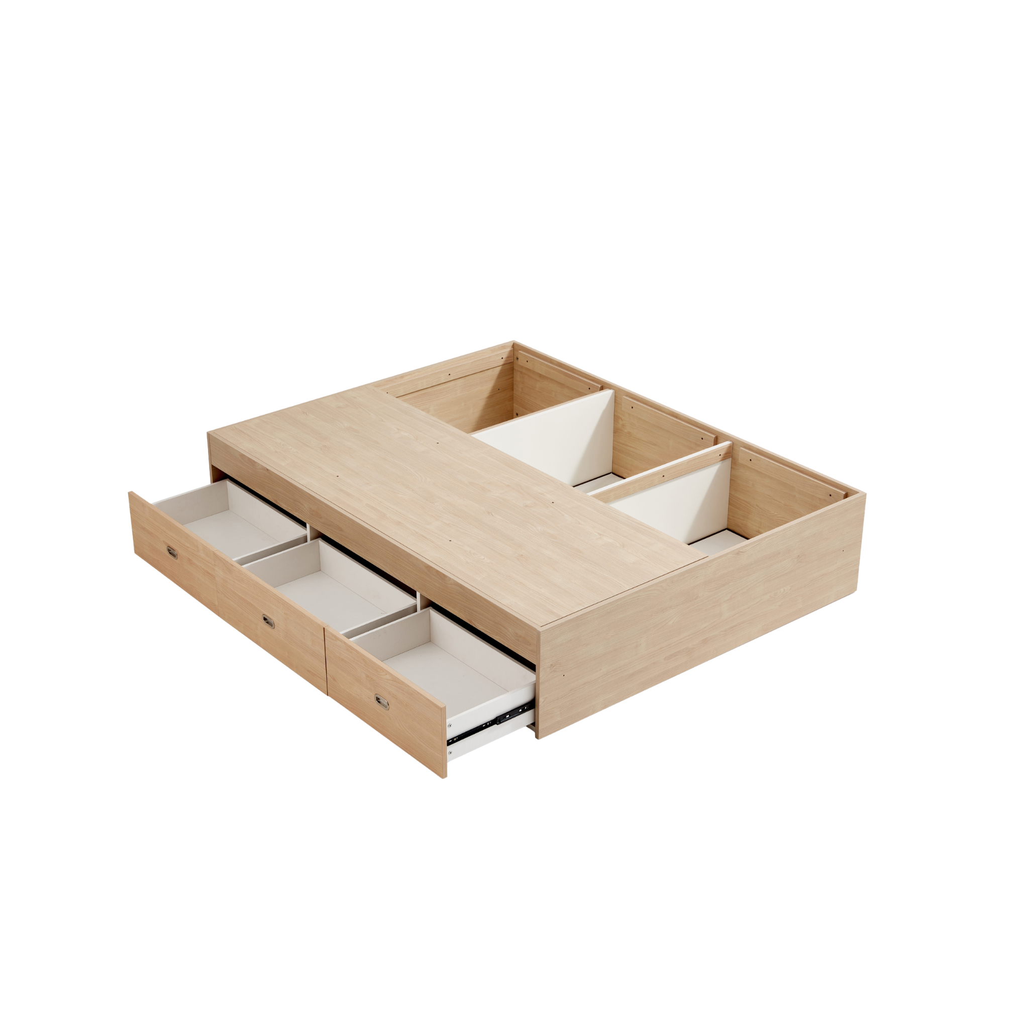 Linspire Juniper Bed Base with Storage Drawers, 120x190cm