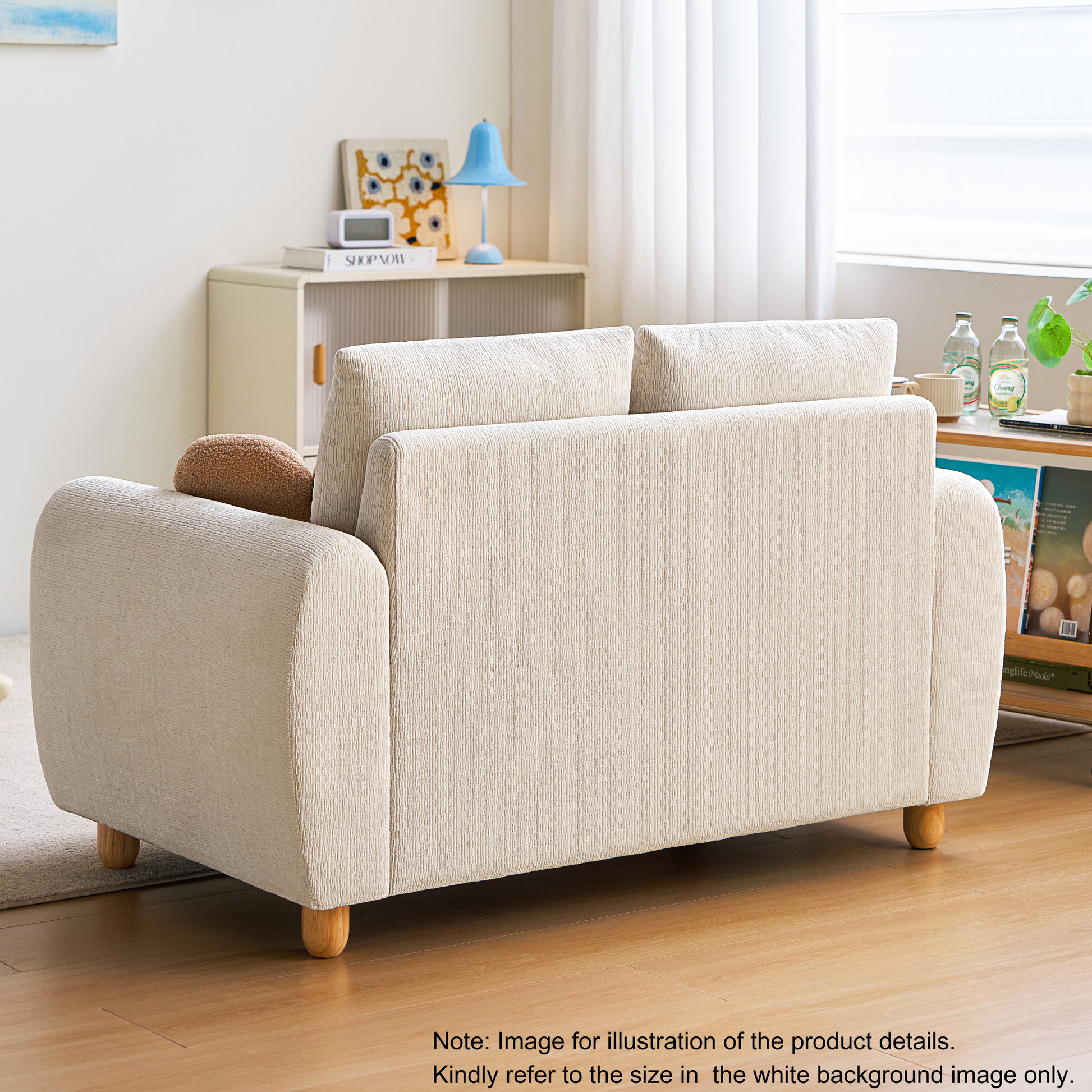 Linspire Aero 3-Seater Sofa, Pet-Friendly