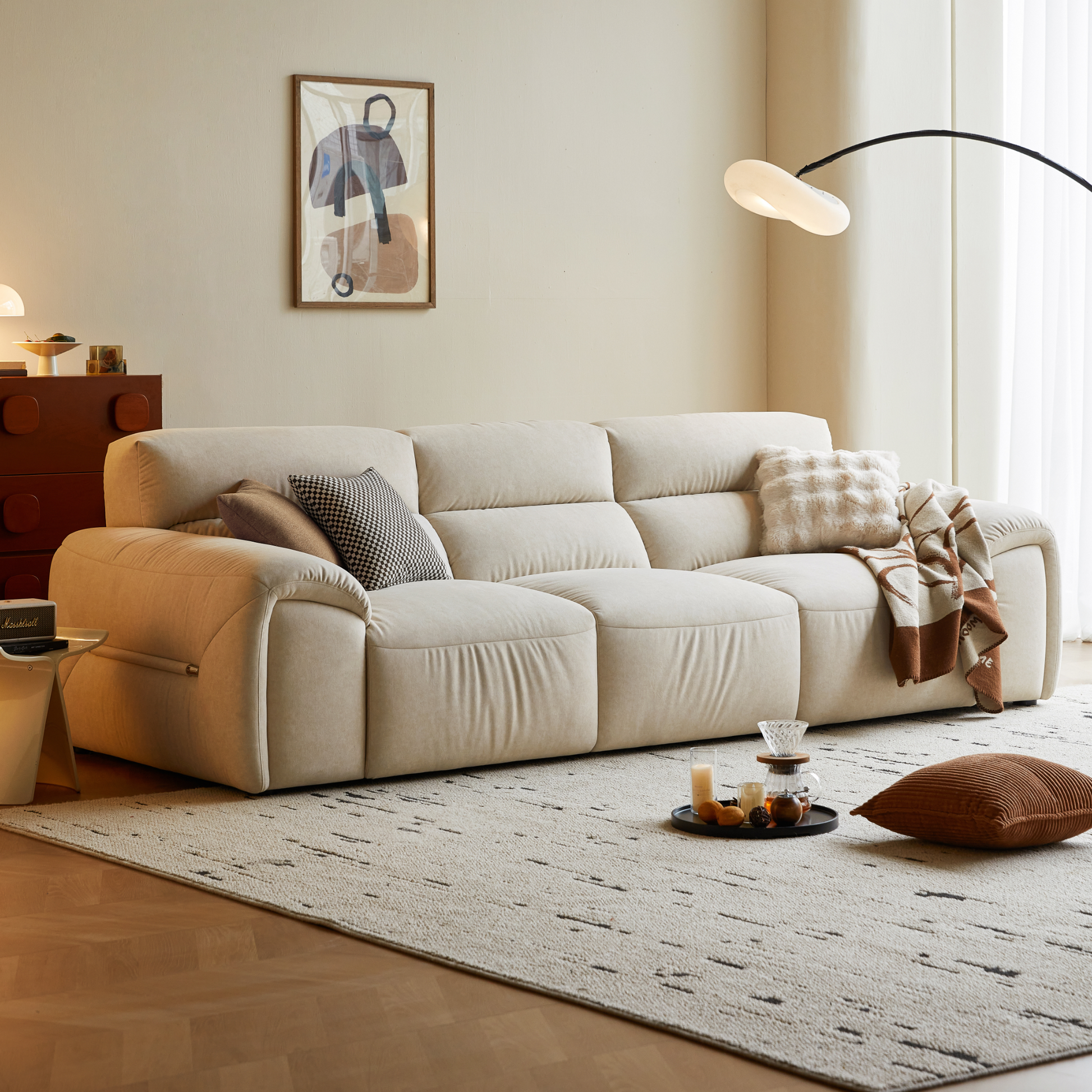 Linspire Serenity 4-Seater Sofa, Pet-Friendly