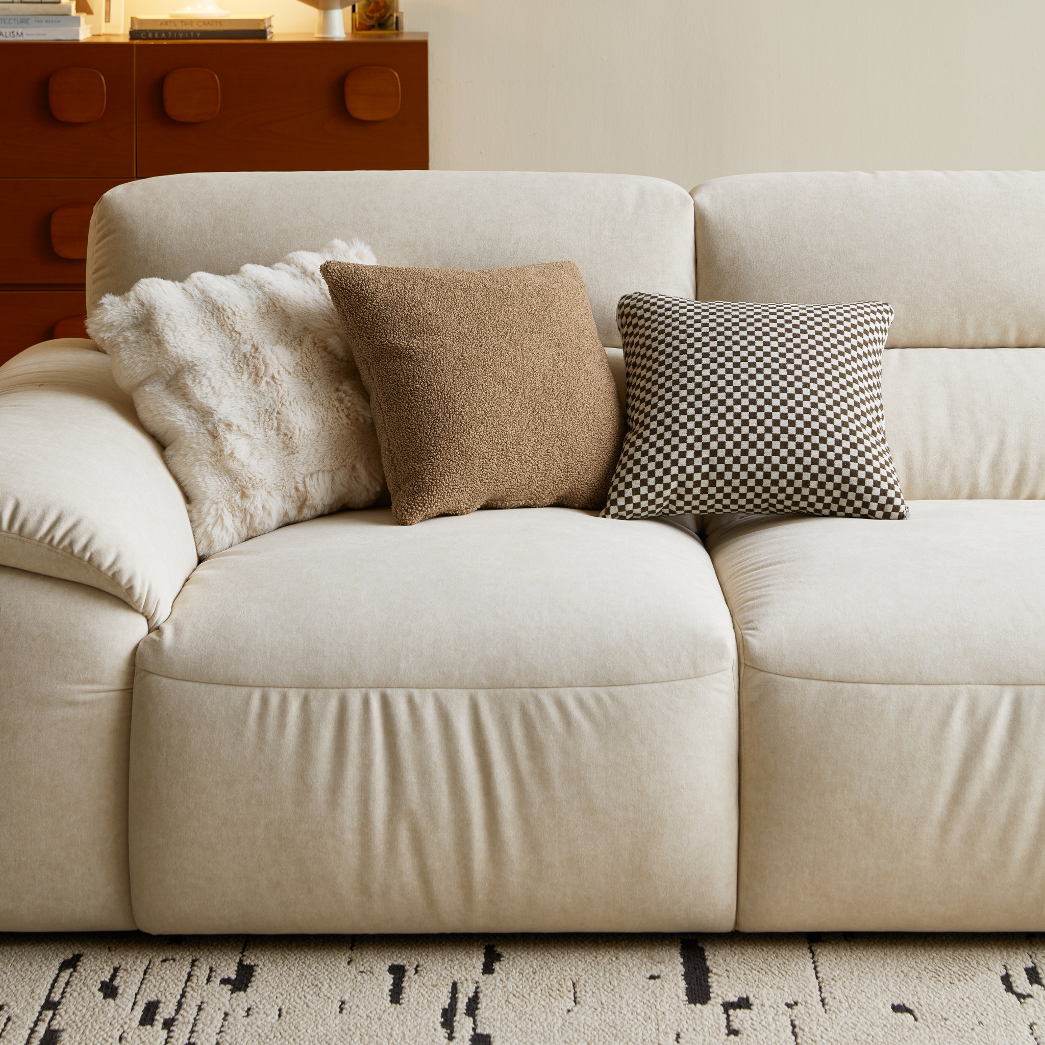 Linspire Serenity 4-Seater Sofa, Pet-Friendly