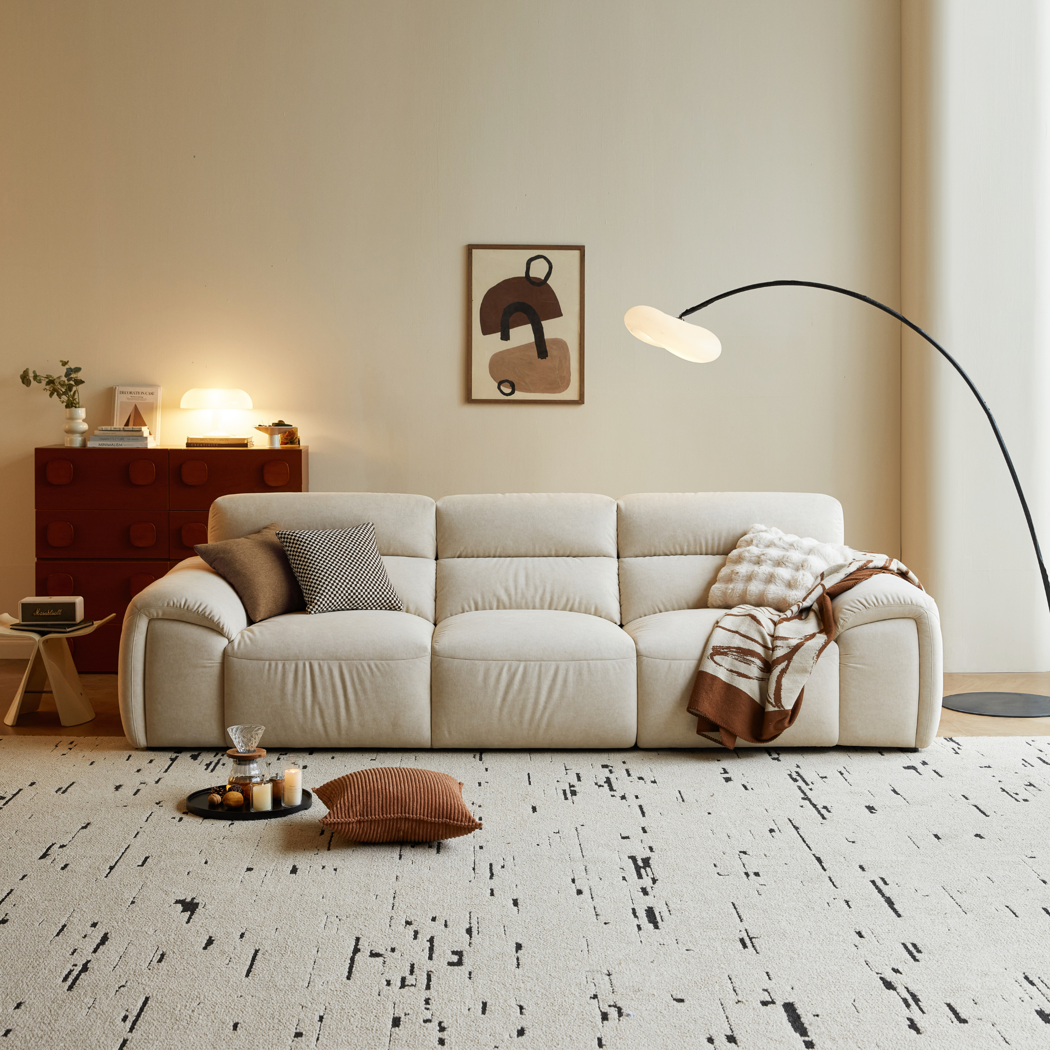 Linspire Serenity 4-Seater Sofa, Pet-Friendly