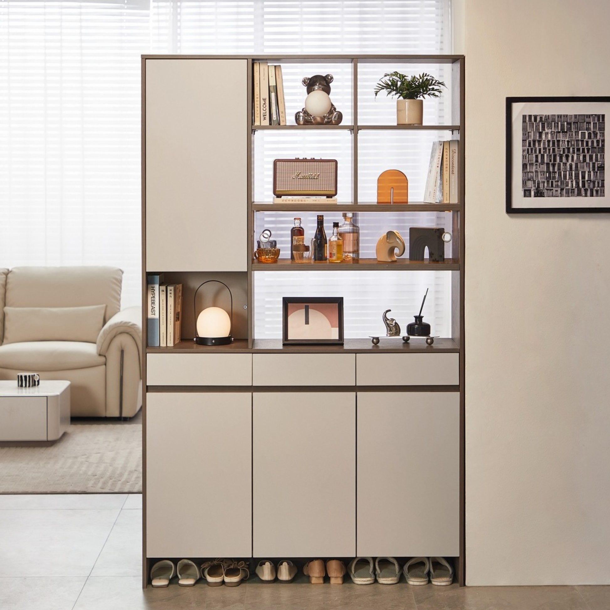 Linspire Prism Shoe Cabinet