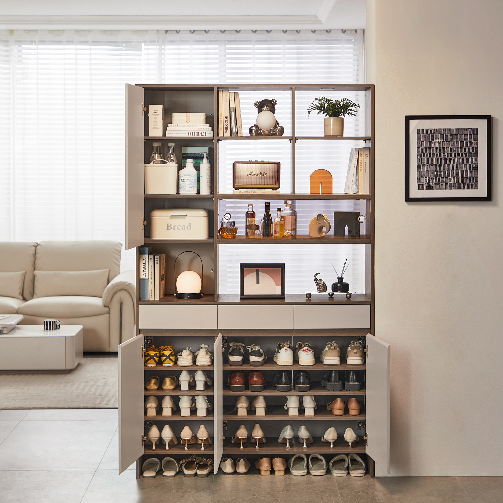 Linspire Prism Shoe Cabinet