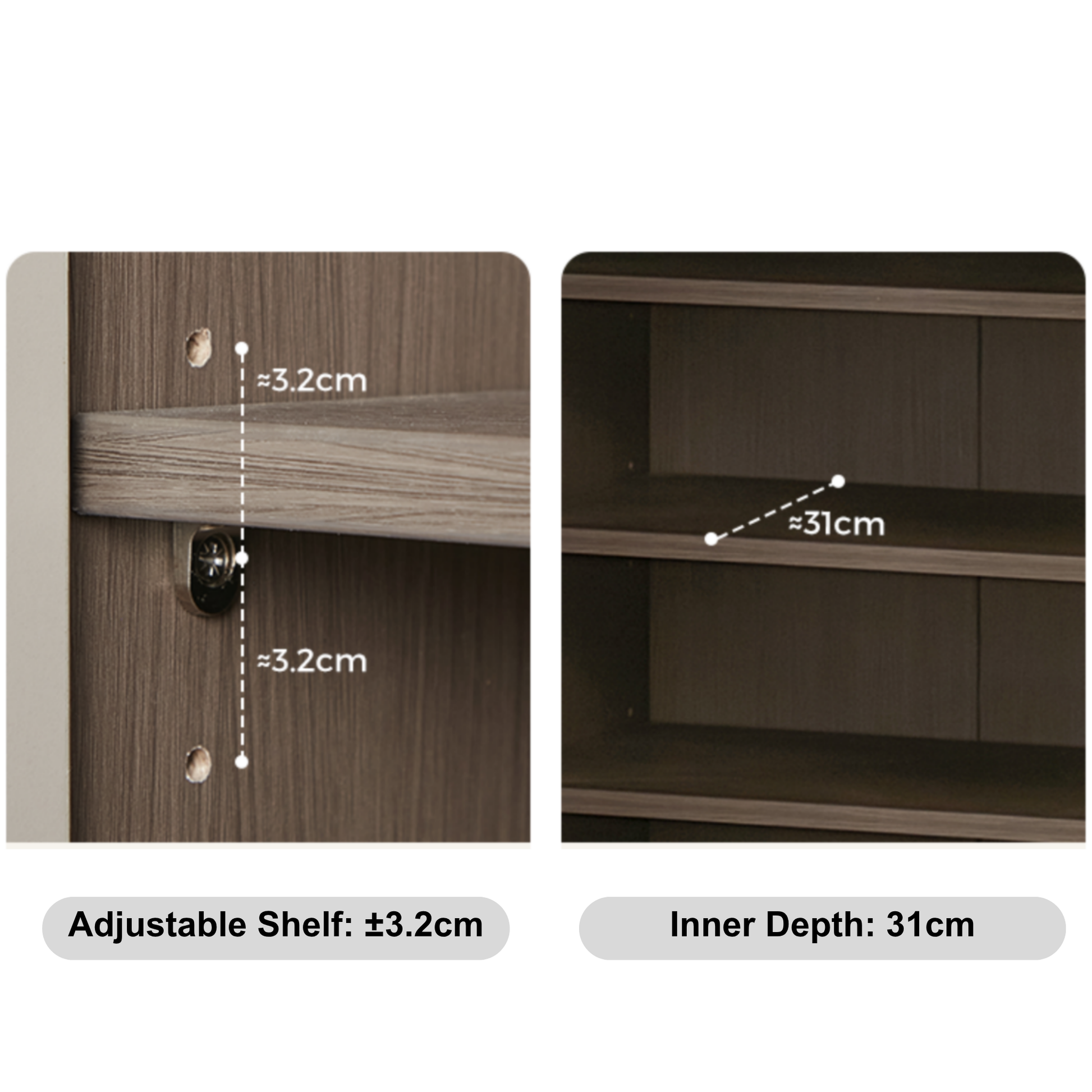 Linspire Prism Shoe Cabinet