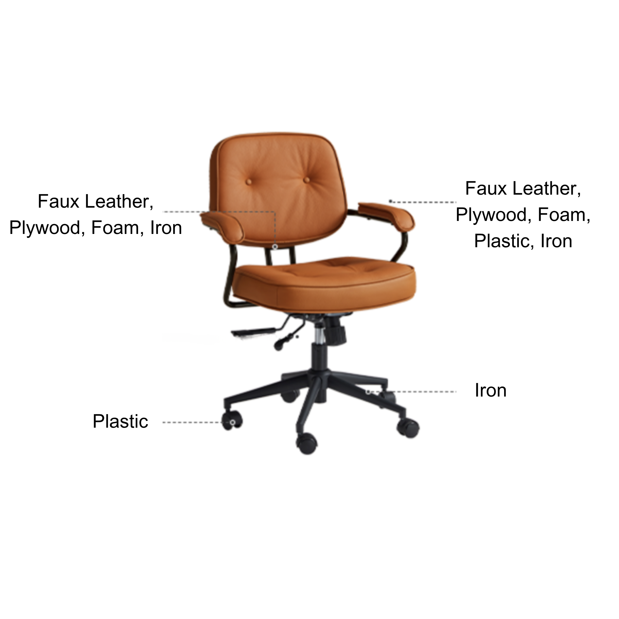 Linspire Noble Office Chair, Pet-Friendly