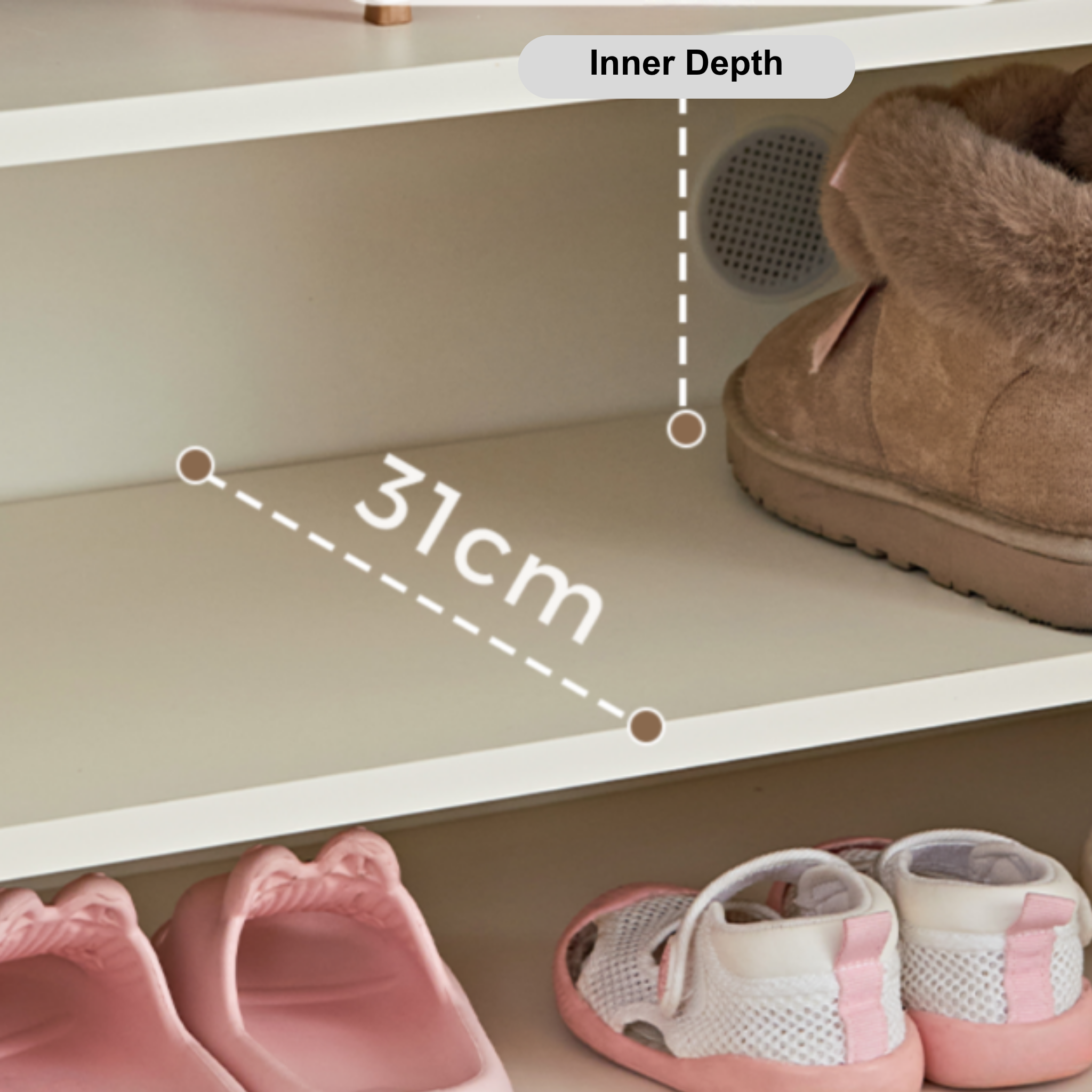 Linspire Haven Shoe Cabinet