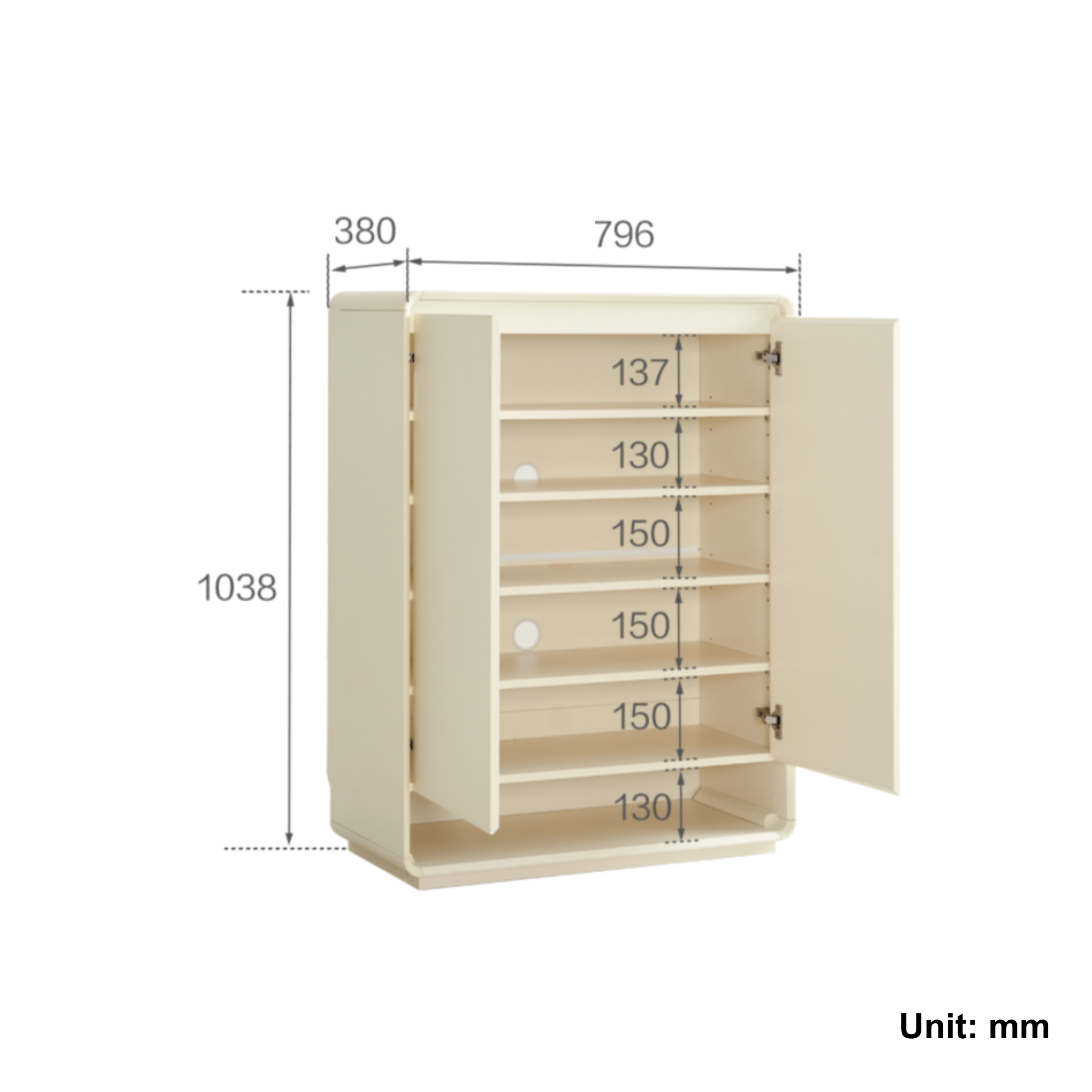 Linspire Haven Shoe Cabinet