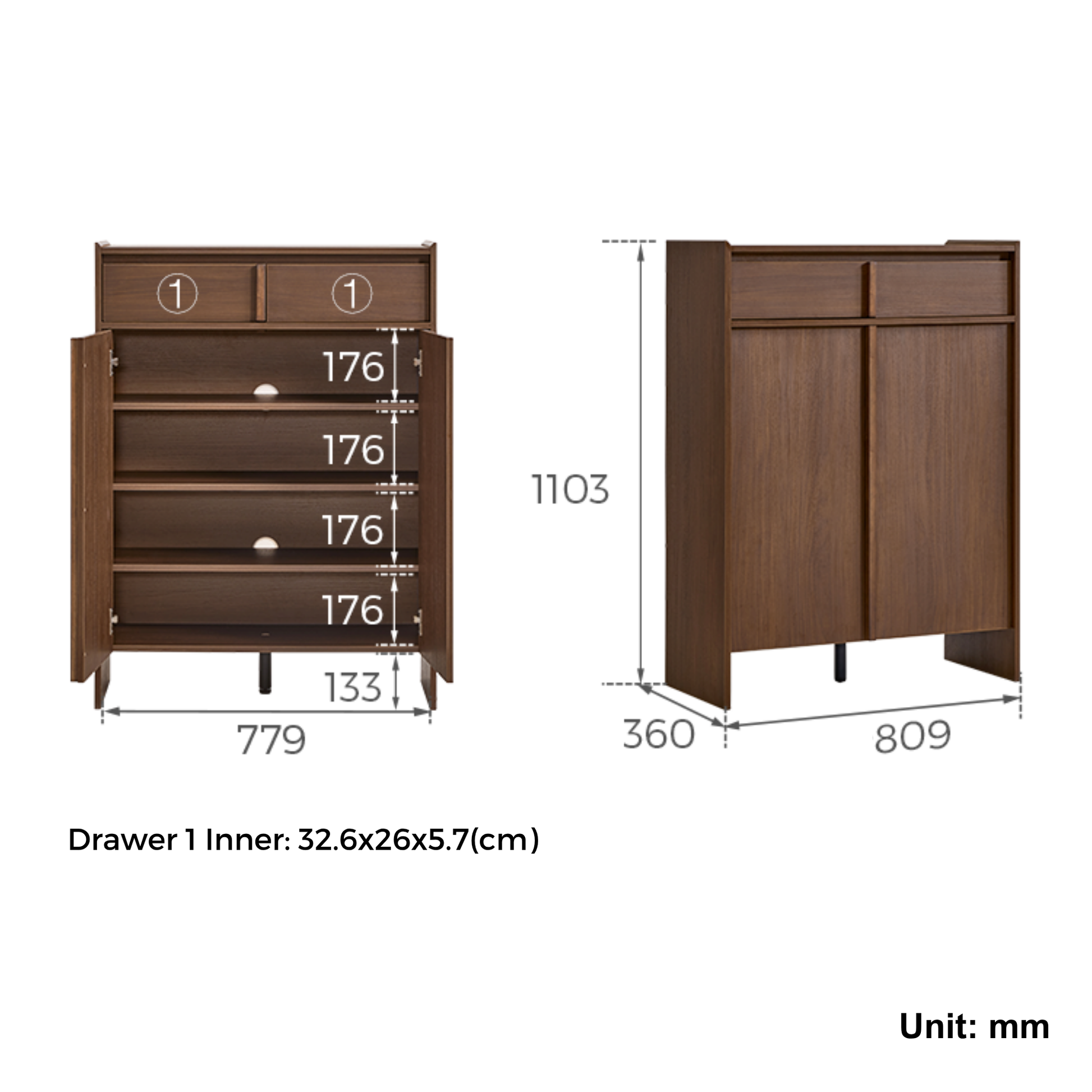 Linspire Nook Shoe Cabinet