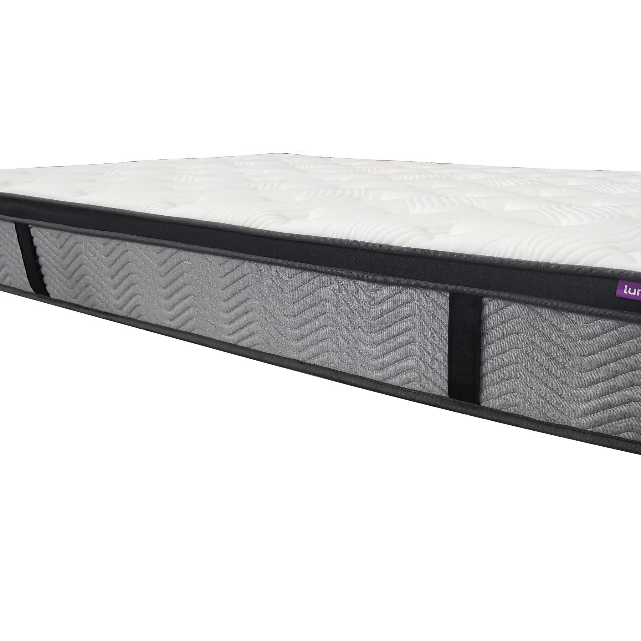Loft Japandi Platform Bed Frame and Mattress Set with 2 Bedside Tables, NZ Queen
