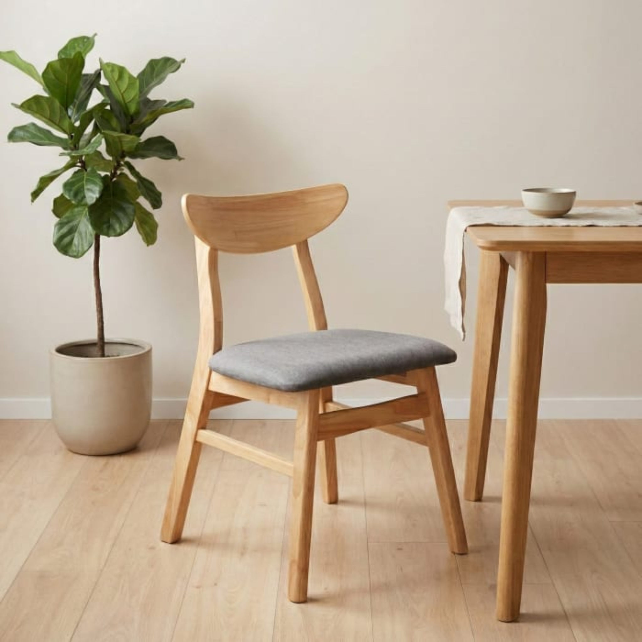 Loft Hansan Extendable Dining Table Set with 6 Chairs