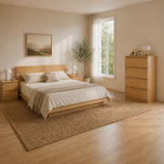 Loft Ensio 3PCS Bedroom Set, 4-Drawer Tallboy