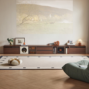 Linspire Forma Set of 5 Modular Entertainment Unit, Dark Wood