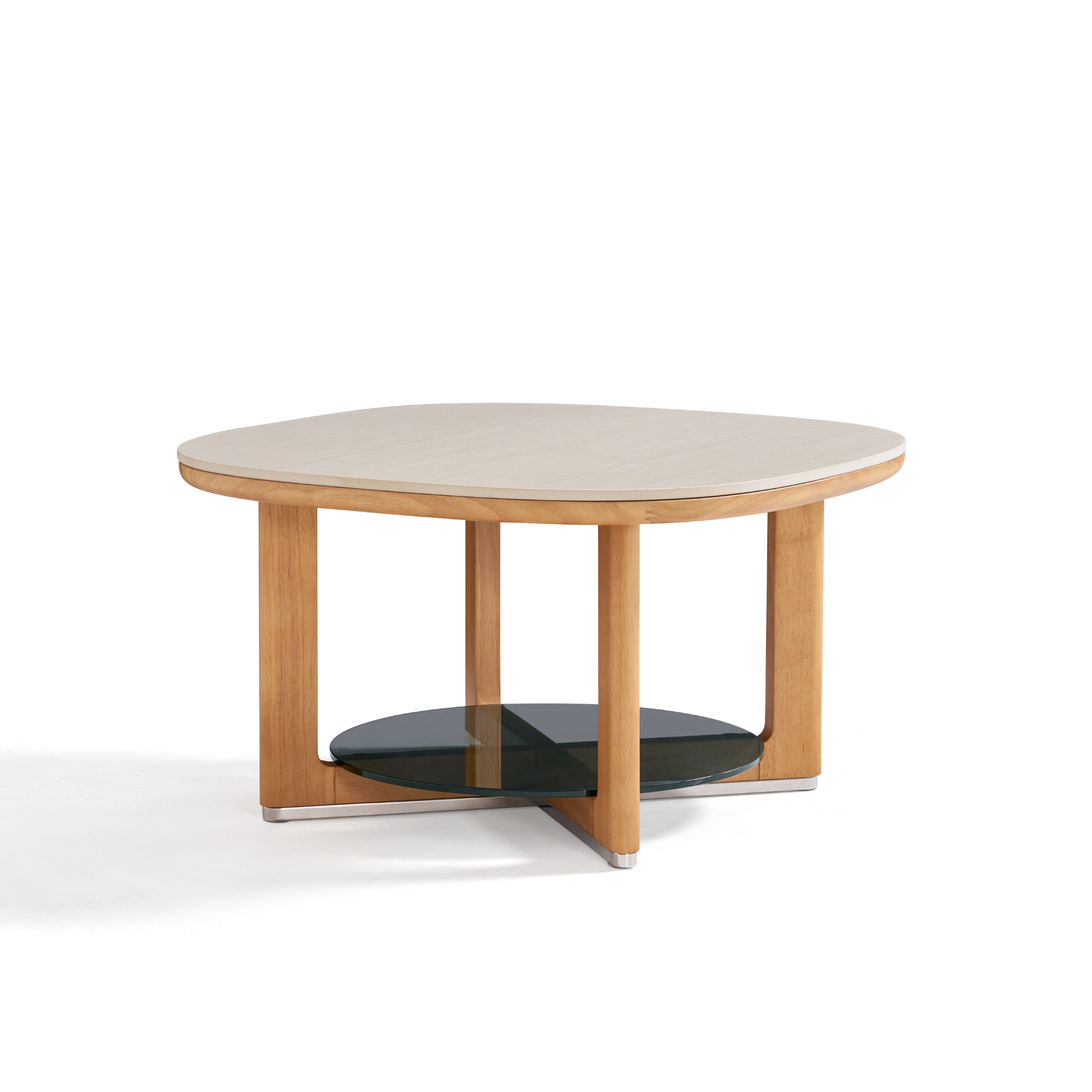 Linspire Sloane Solid Wood Dining Coffee Table with Sintered Stone Top