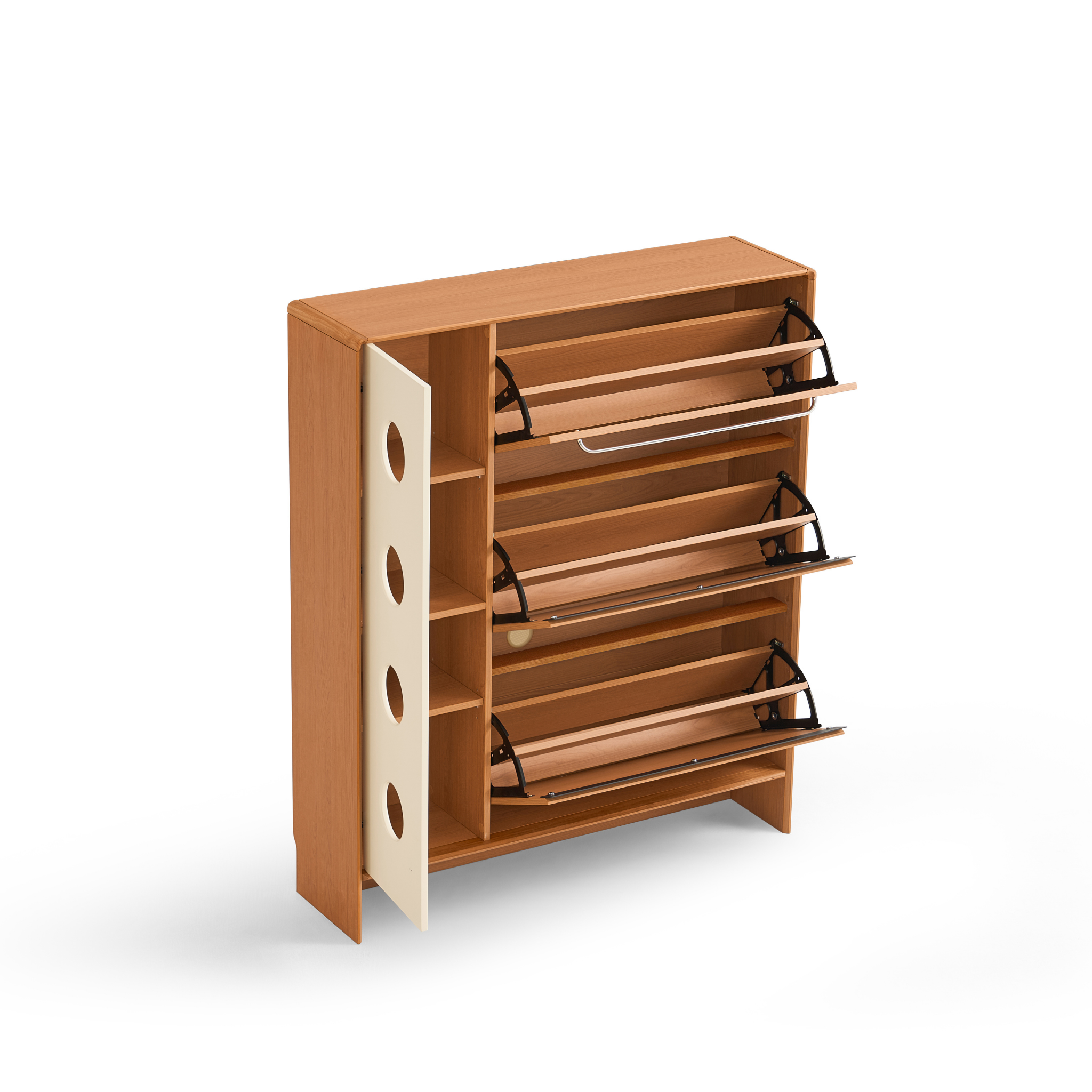 Linspire Sloane Flip-Down Shoe Cabinet
