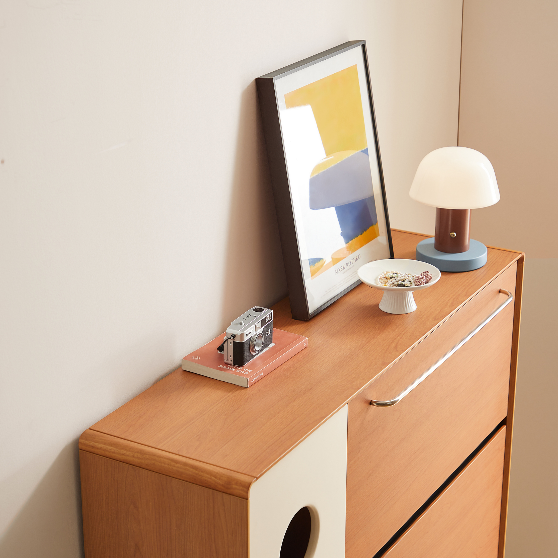Linspire Sloane Flip-Down Shoe Cabinet