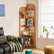 Linspire Sloane Solid Wood Folding Shelving Unit