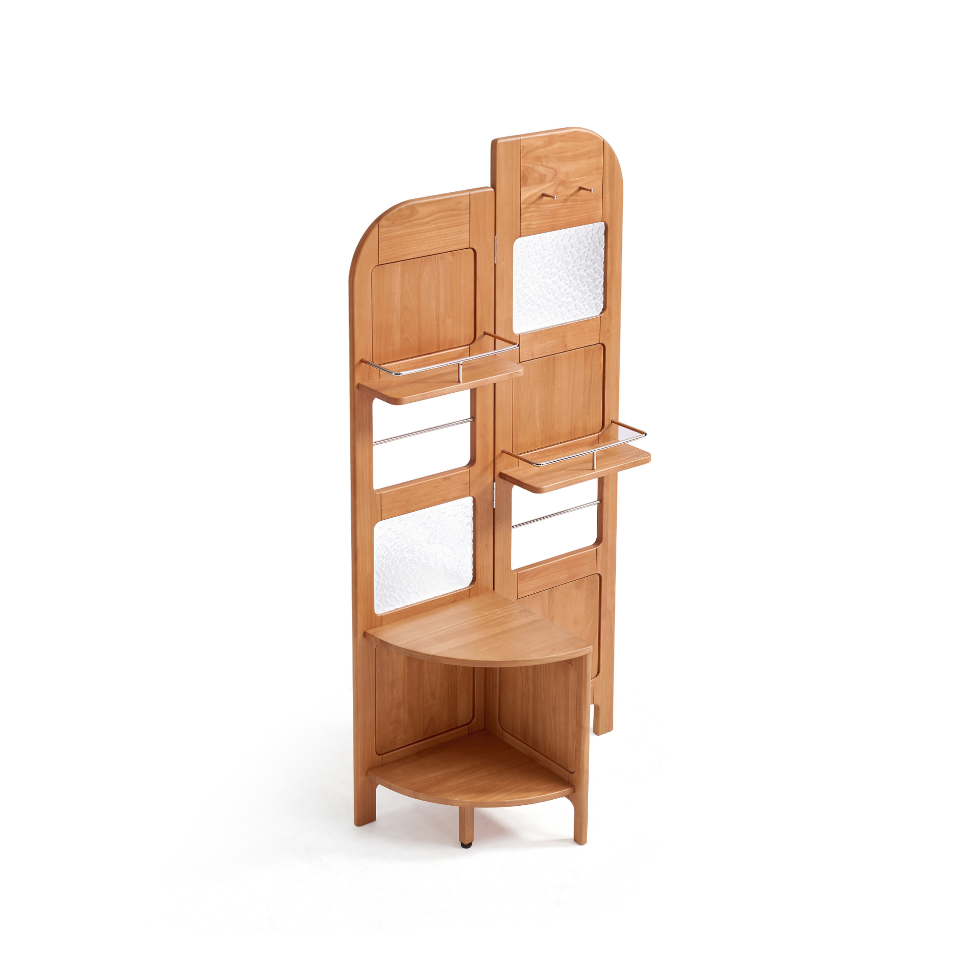 Linspire Sloane Solid Wood Folding Shelving Unit