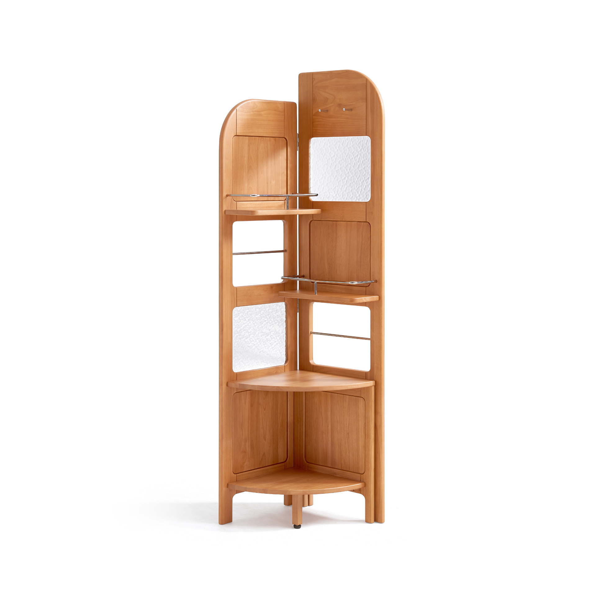 Linspire Sloane Solid Wood Folding Shelving Unit