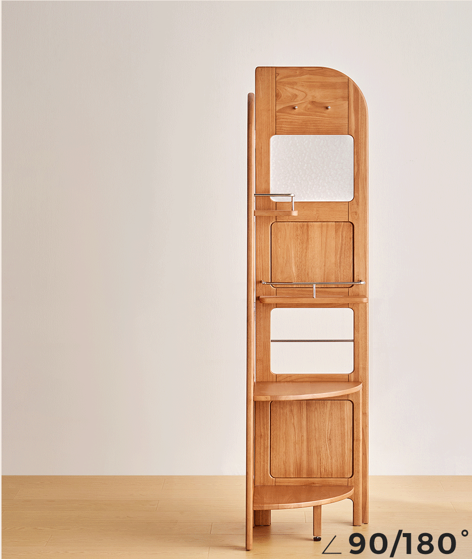 Linspire Sloane Solid Wood Folding Shelving Unit