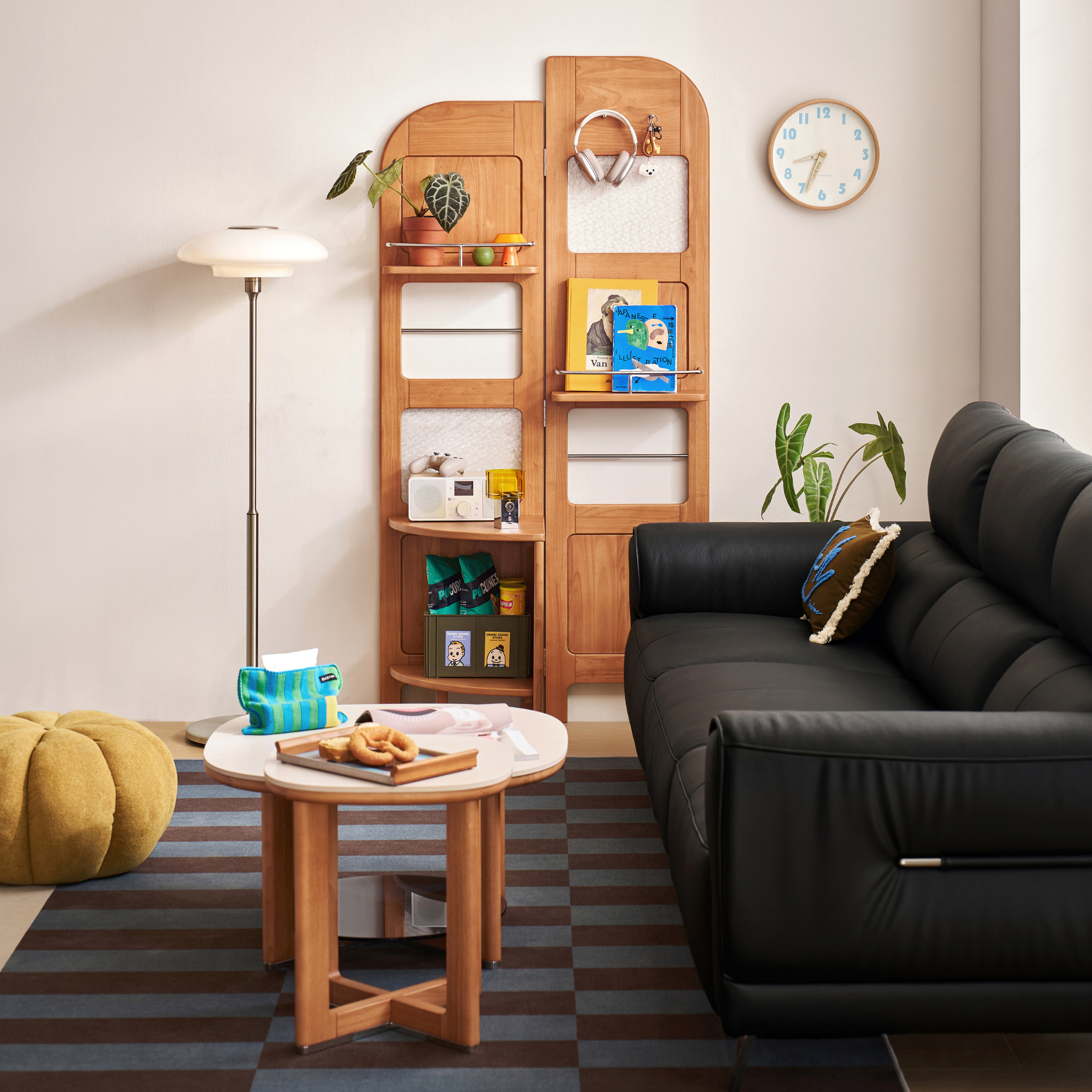 Linspire Sloane Solid Wood Folding Shelving Unit