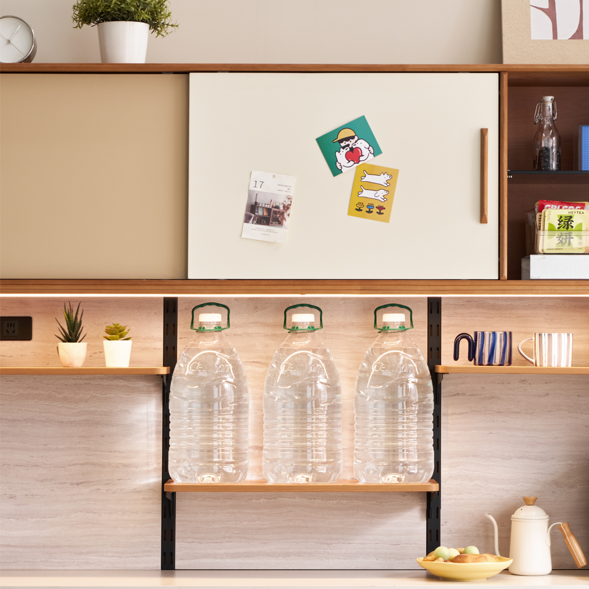 Linspire Sloane Tall Sideboard with Sintered Stone Top, W120cm
