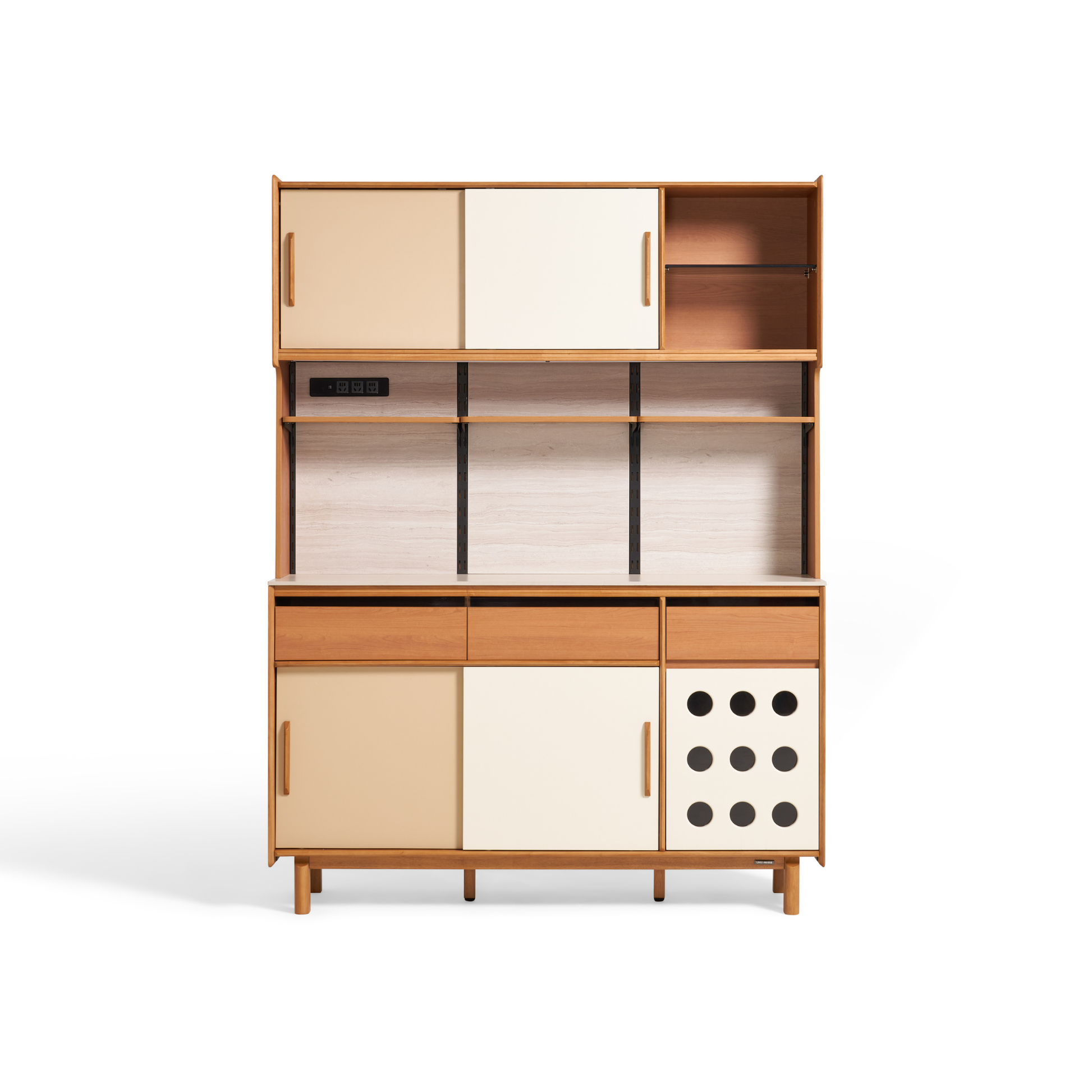 Linspire Sloane Tall Sideboard with Sintered Stone Top, W150cm