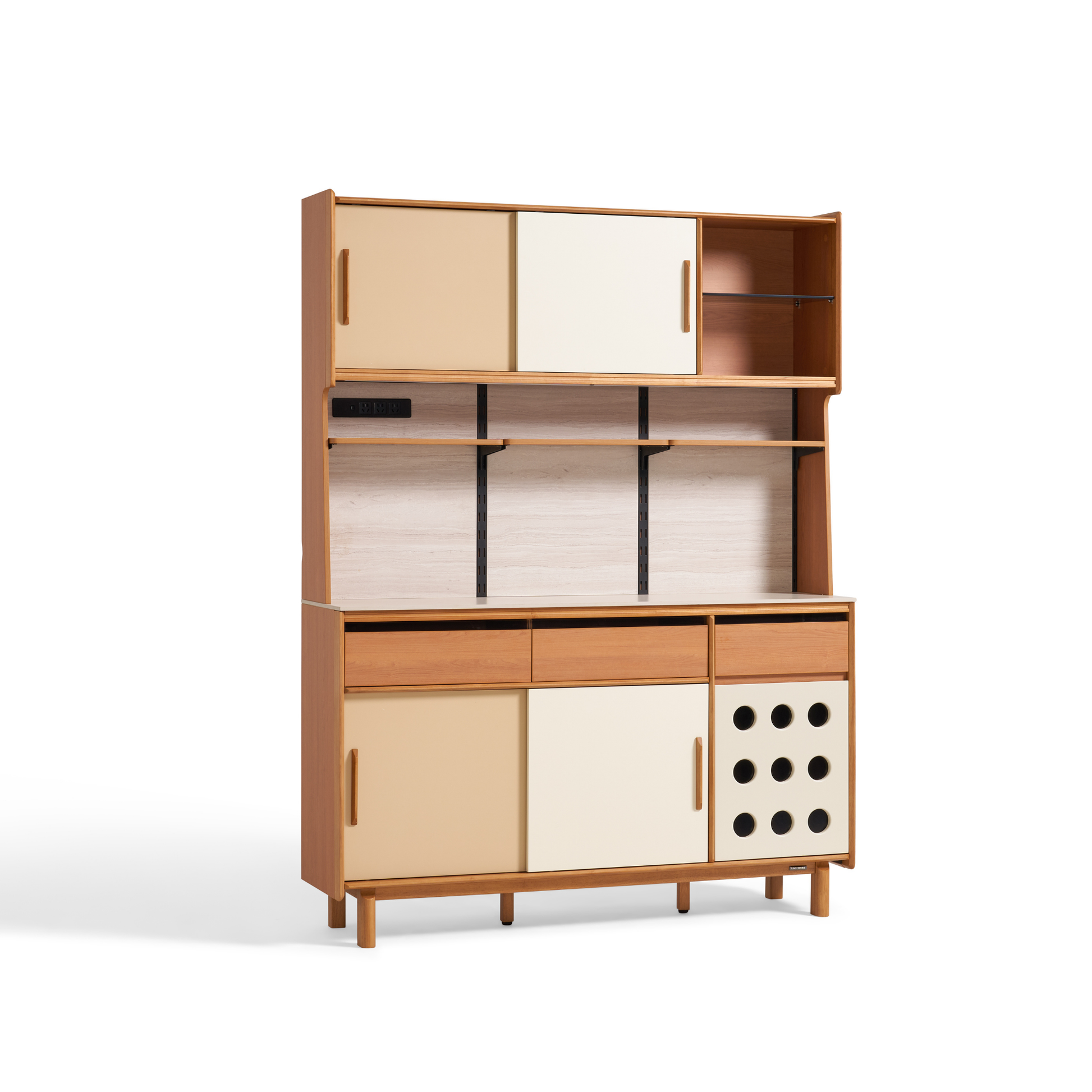 Linspire Sloane Tall Sideboard with Sintered Stone Top, W150cm