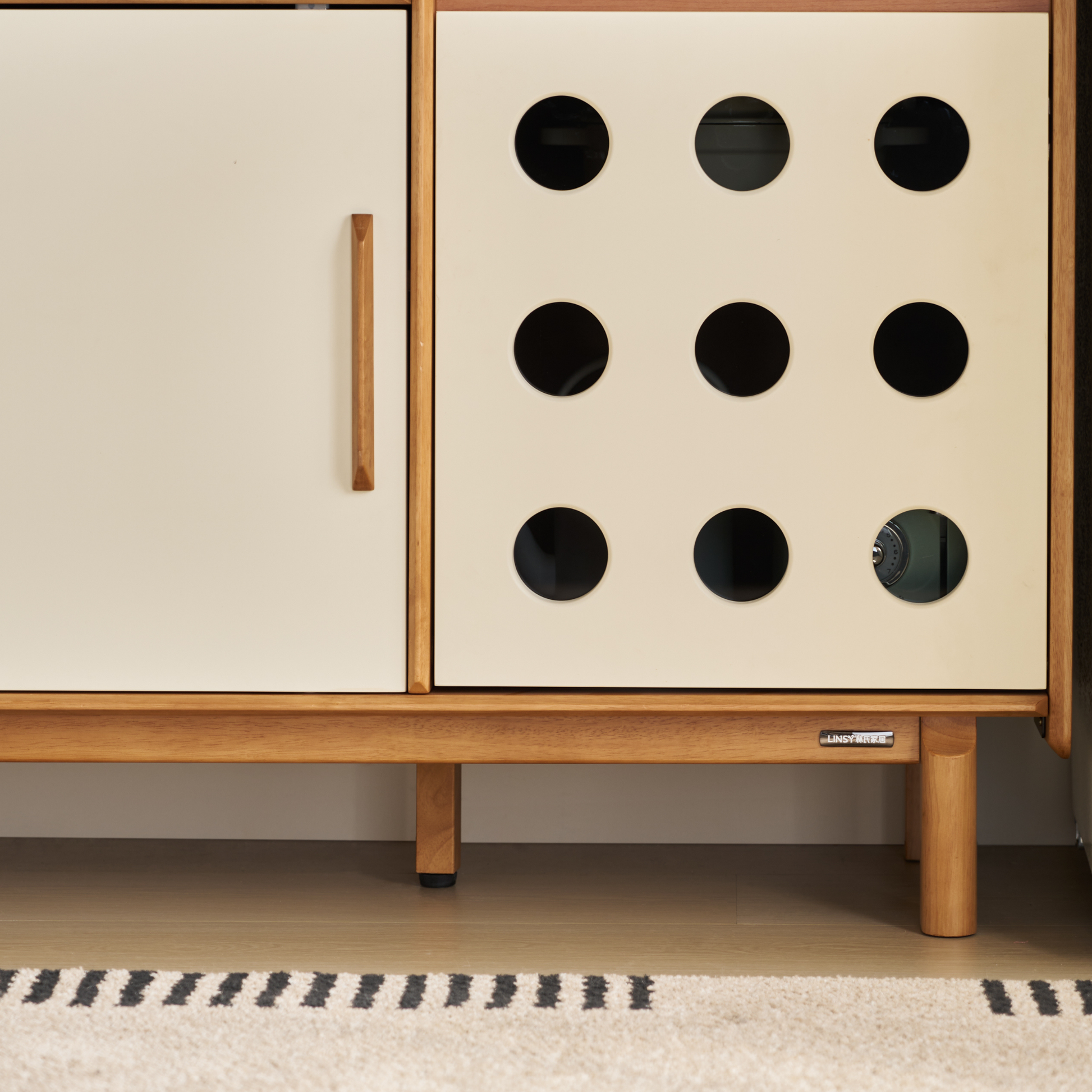Linspire Sloane Tall Sideboard with Sintered Stone Top, W150cm