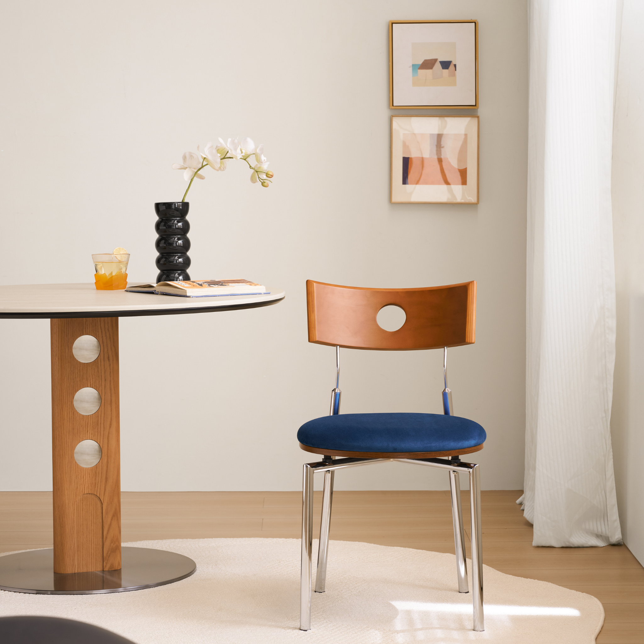 Linspire Sloane Velvet Dining Chair, Set of 2
