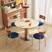 Linspire Sloane Dining Table, Stone & Natural Wood