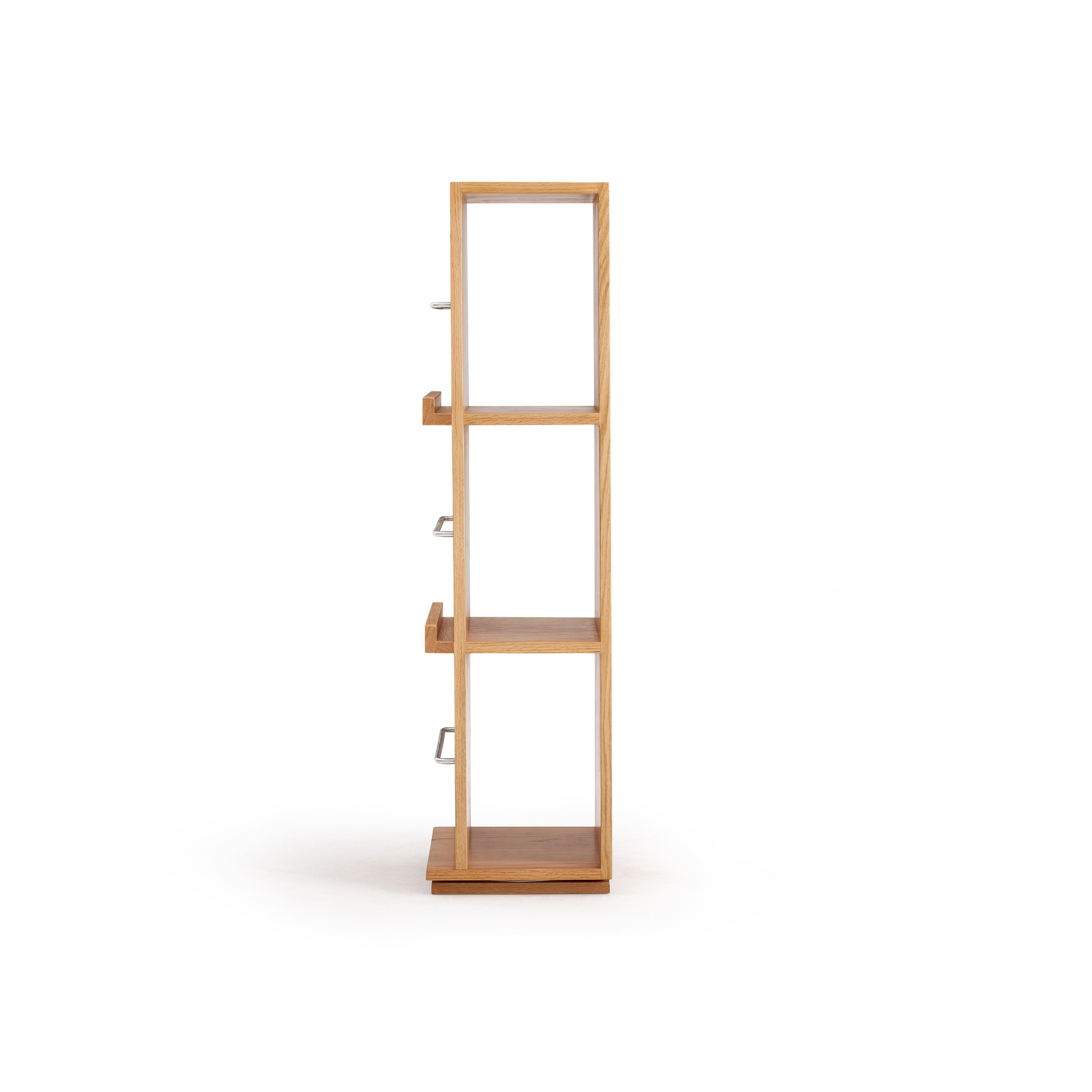 Linspire Slim Solid Wood Rotating Bookshelf