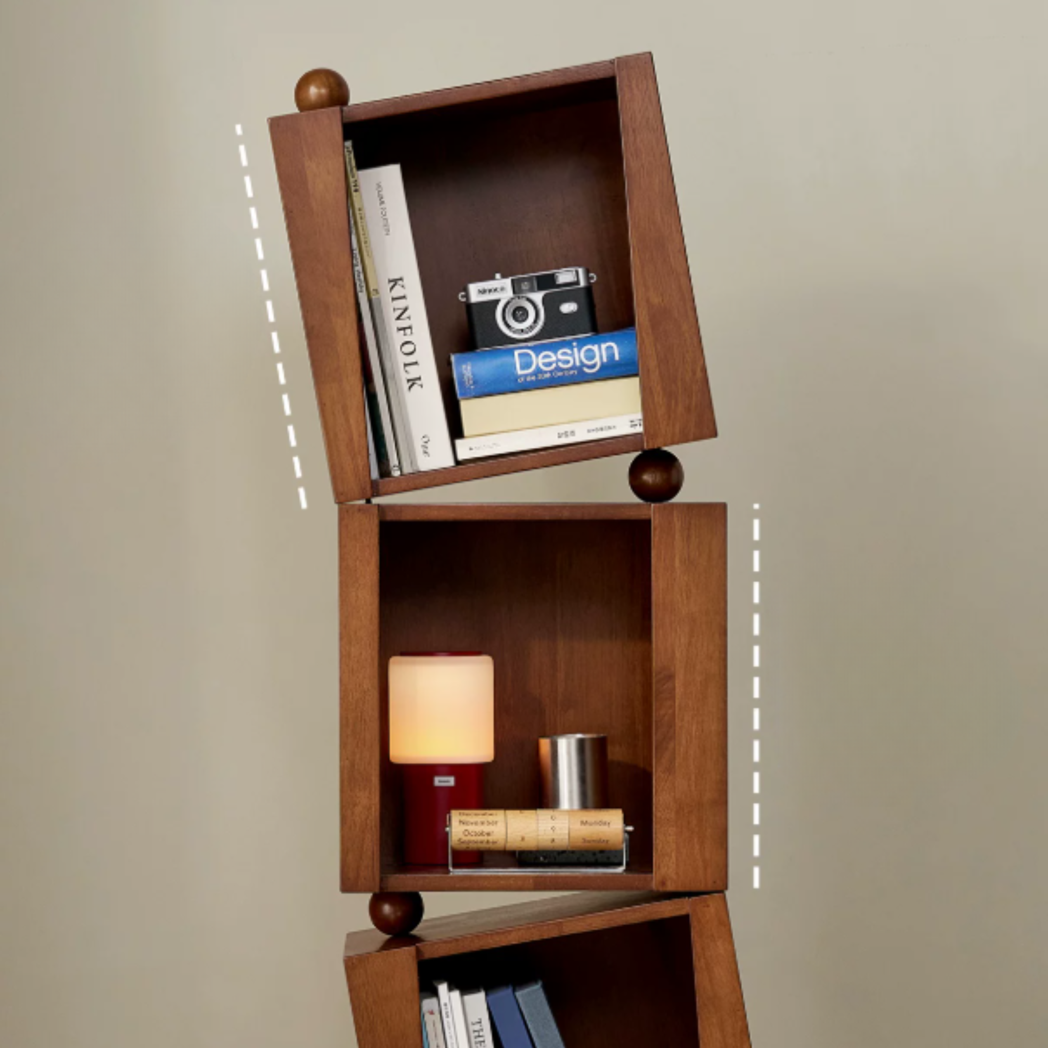 Linspire Ember Solid Wood Bookcase
