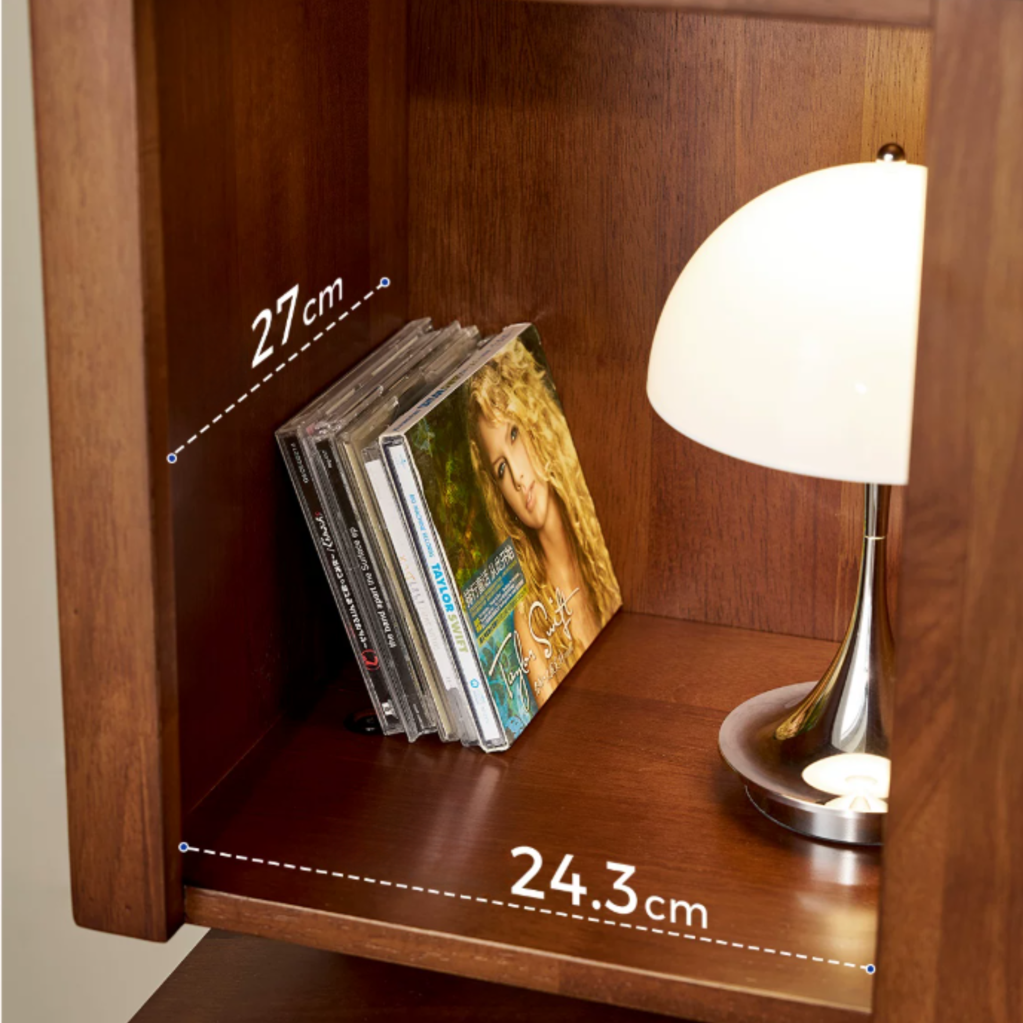 Linspire Ember Solid Wood Bookcase