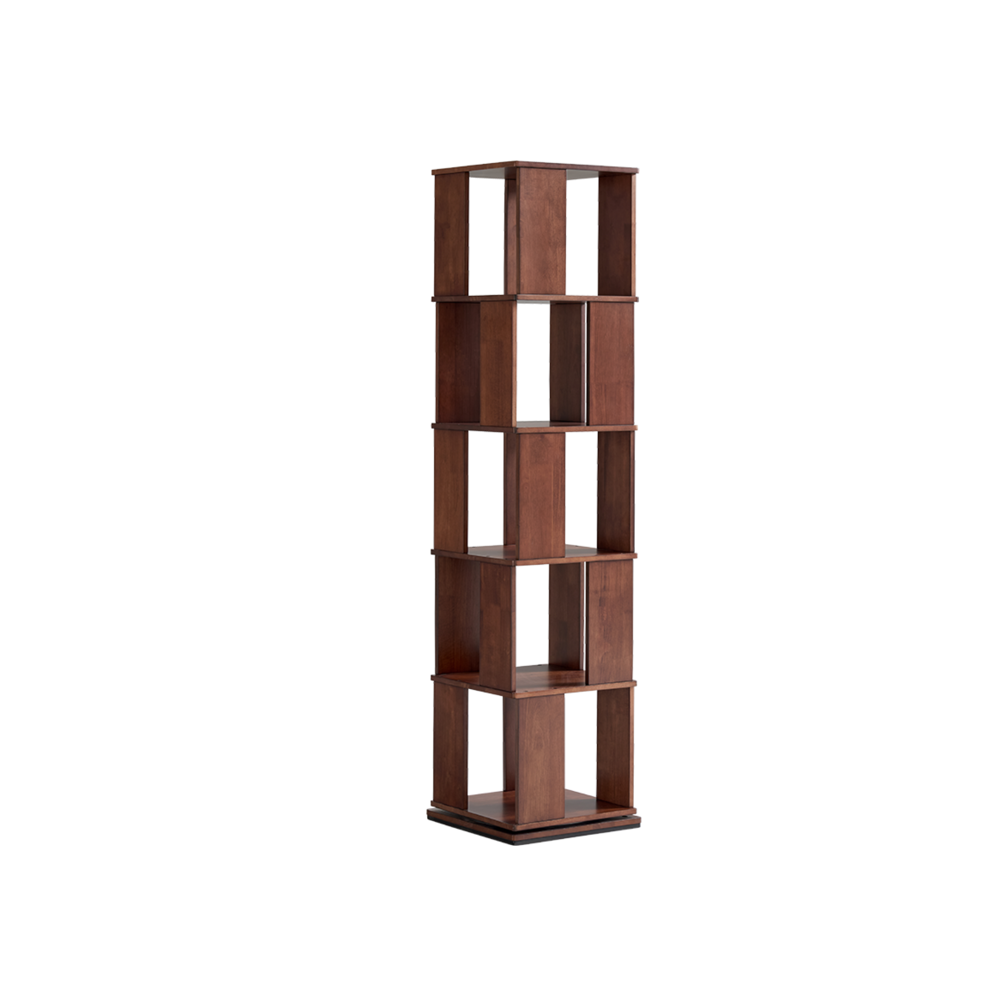 Linspire Ember Solid Wood Swivel Bookcase