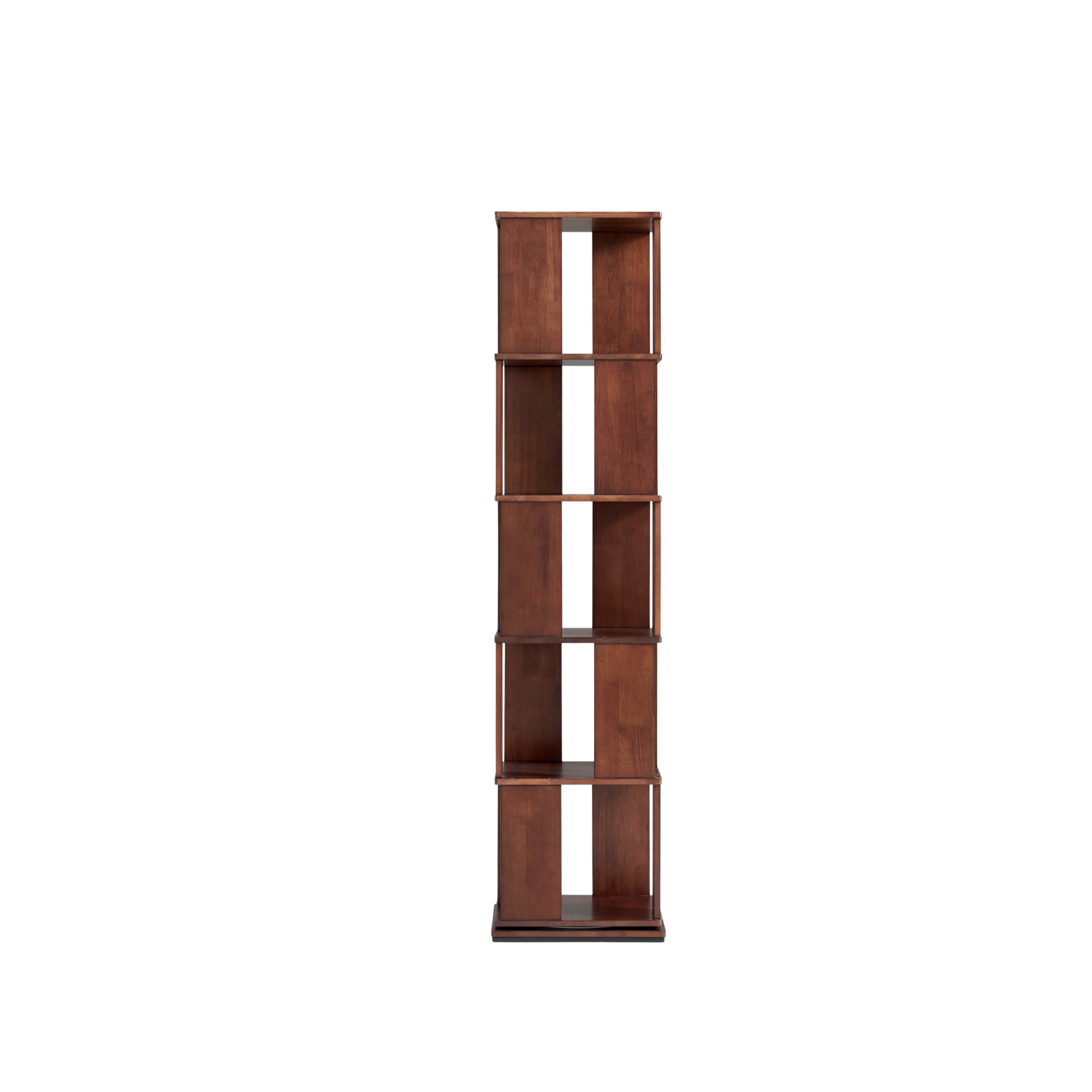 Linspire Ember Solid Wood Swivel Bookcase