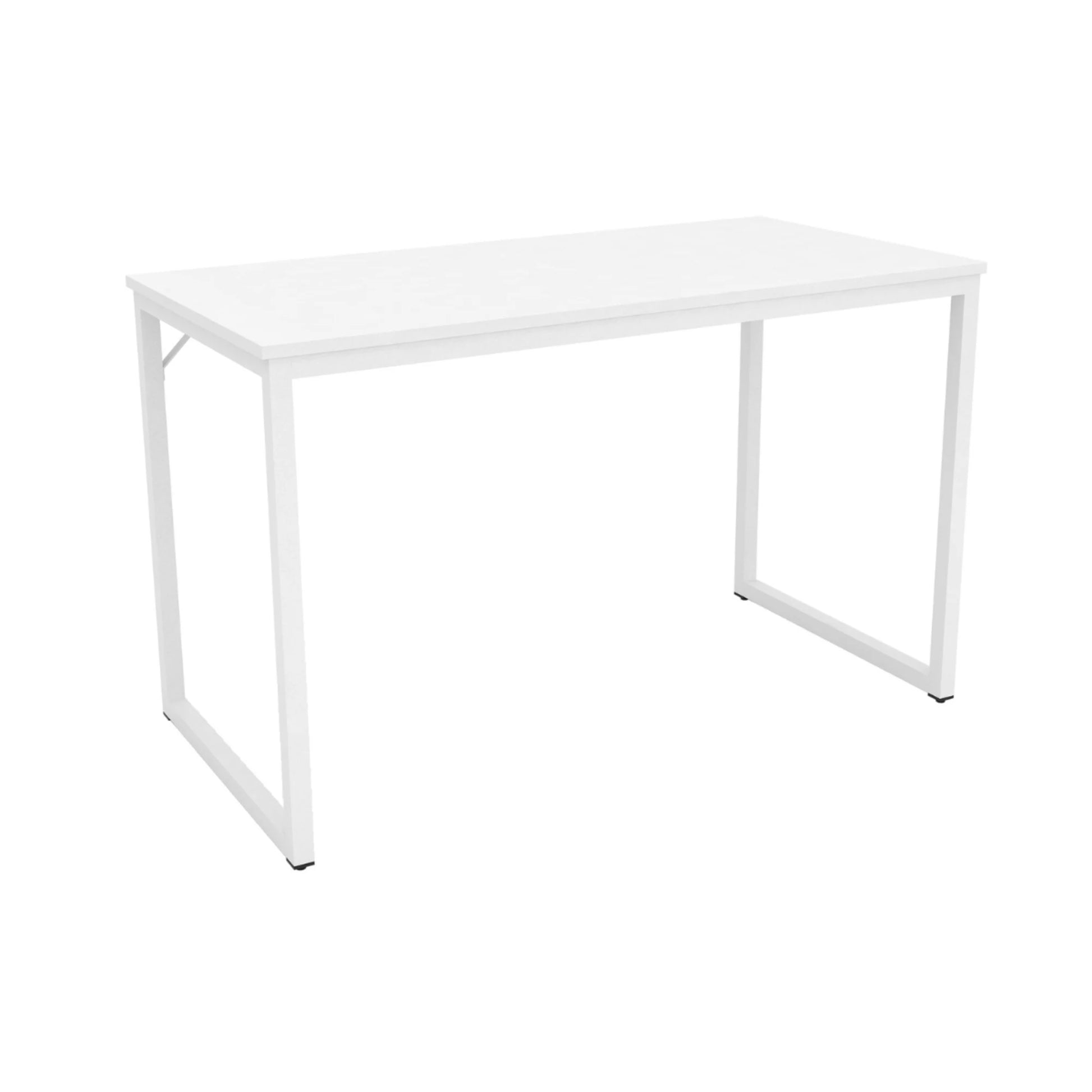 Loft Newton Steel Frame Desk, 120cm, White