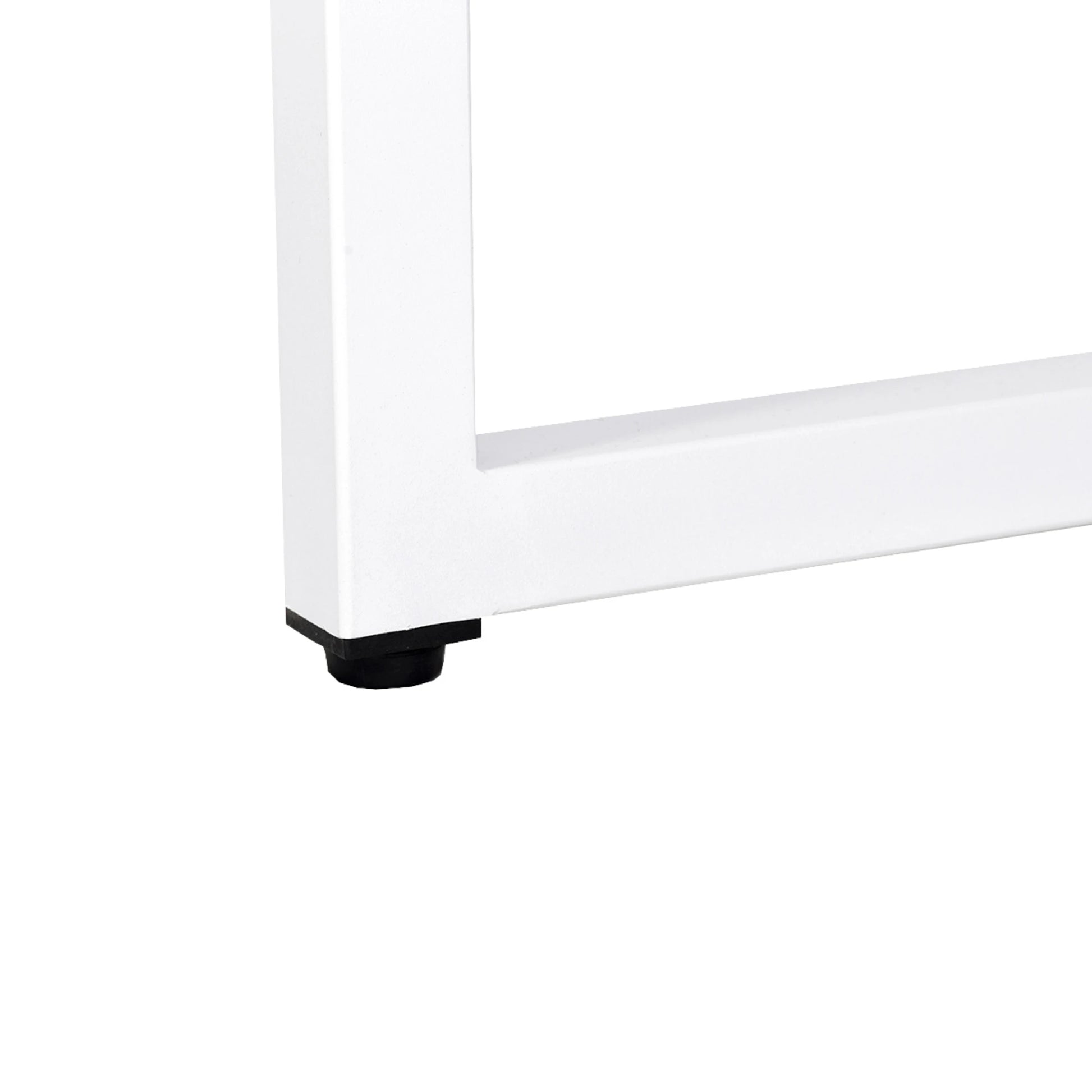 Loft Newton Steel Frame Desk, 120cm, White