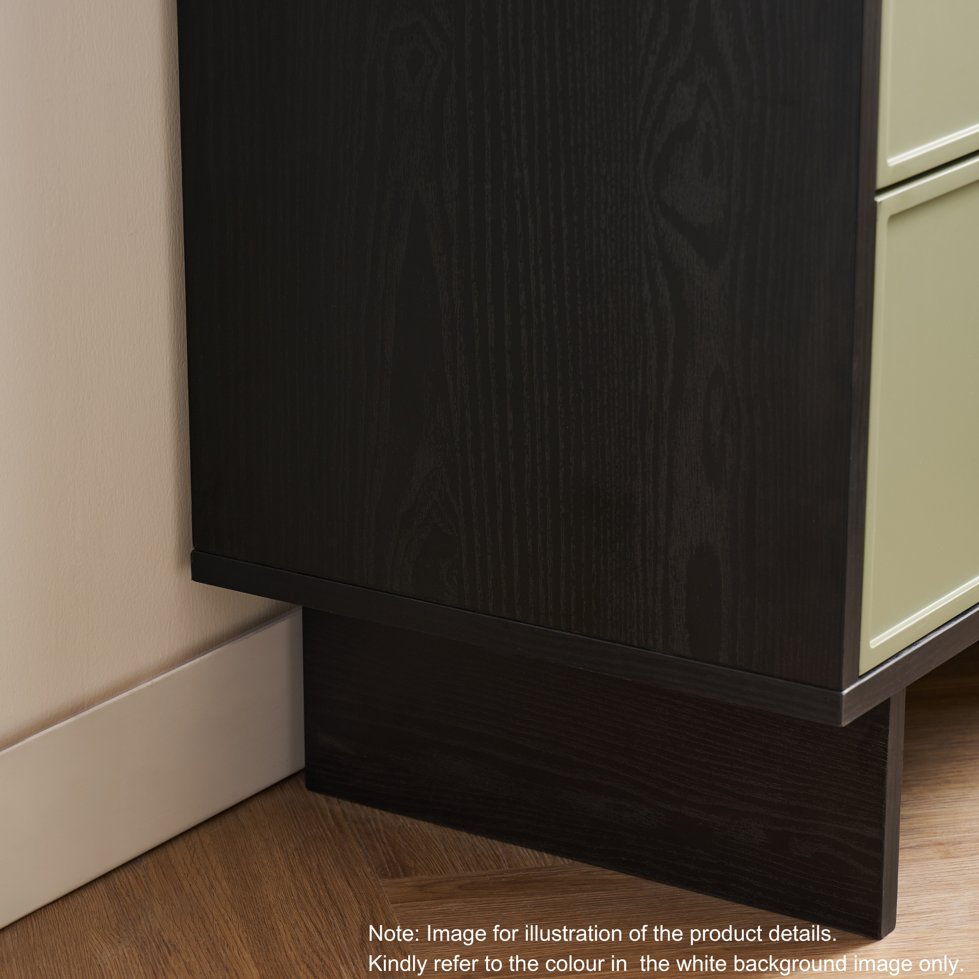 Linspire Duo Chest Of 9 Drawers, Dark Wood & Yellow